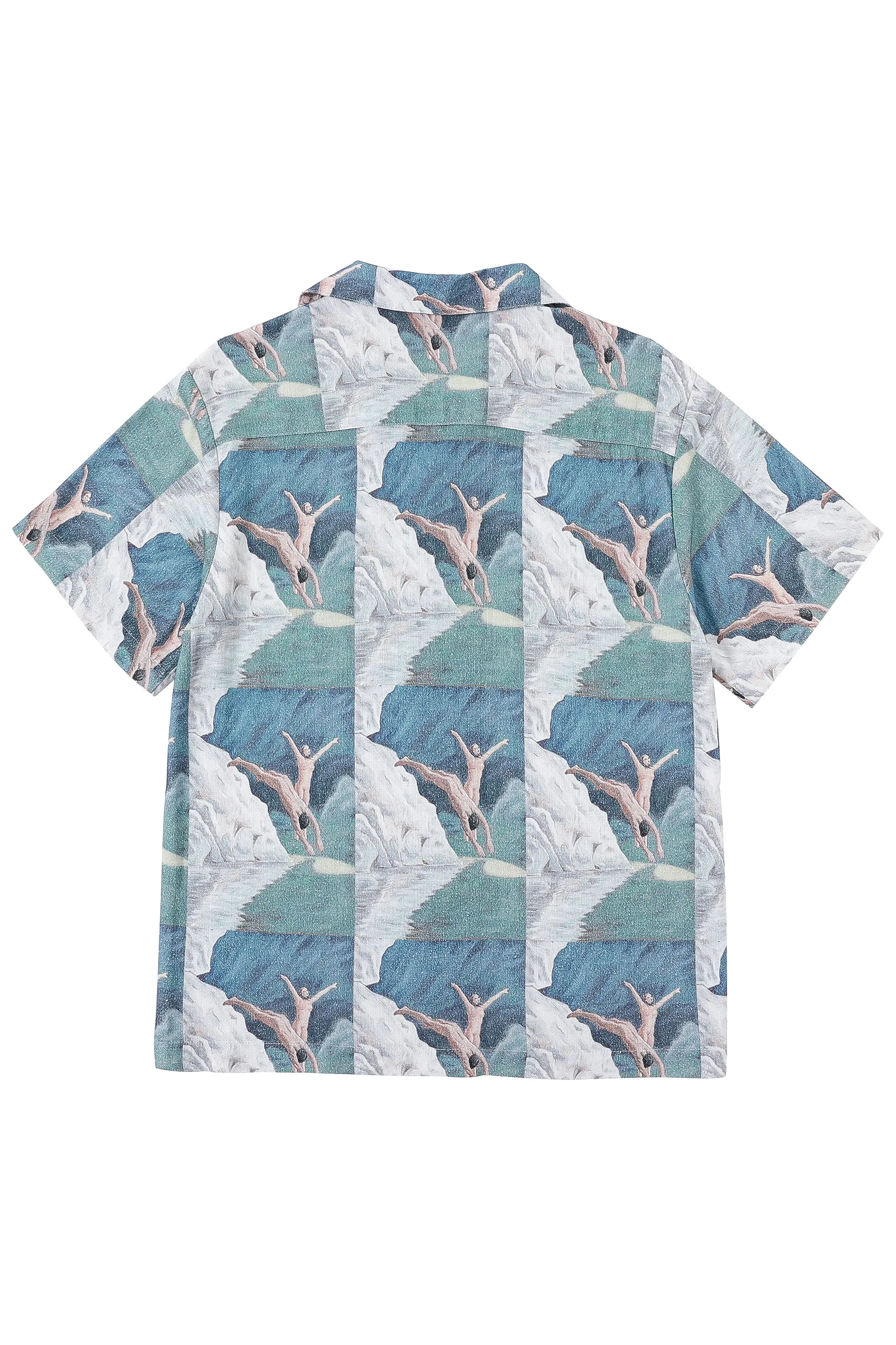Unisex Nude Divers Linen Button Up sold by Fashion Brand Company product image thumbnail 4