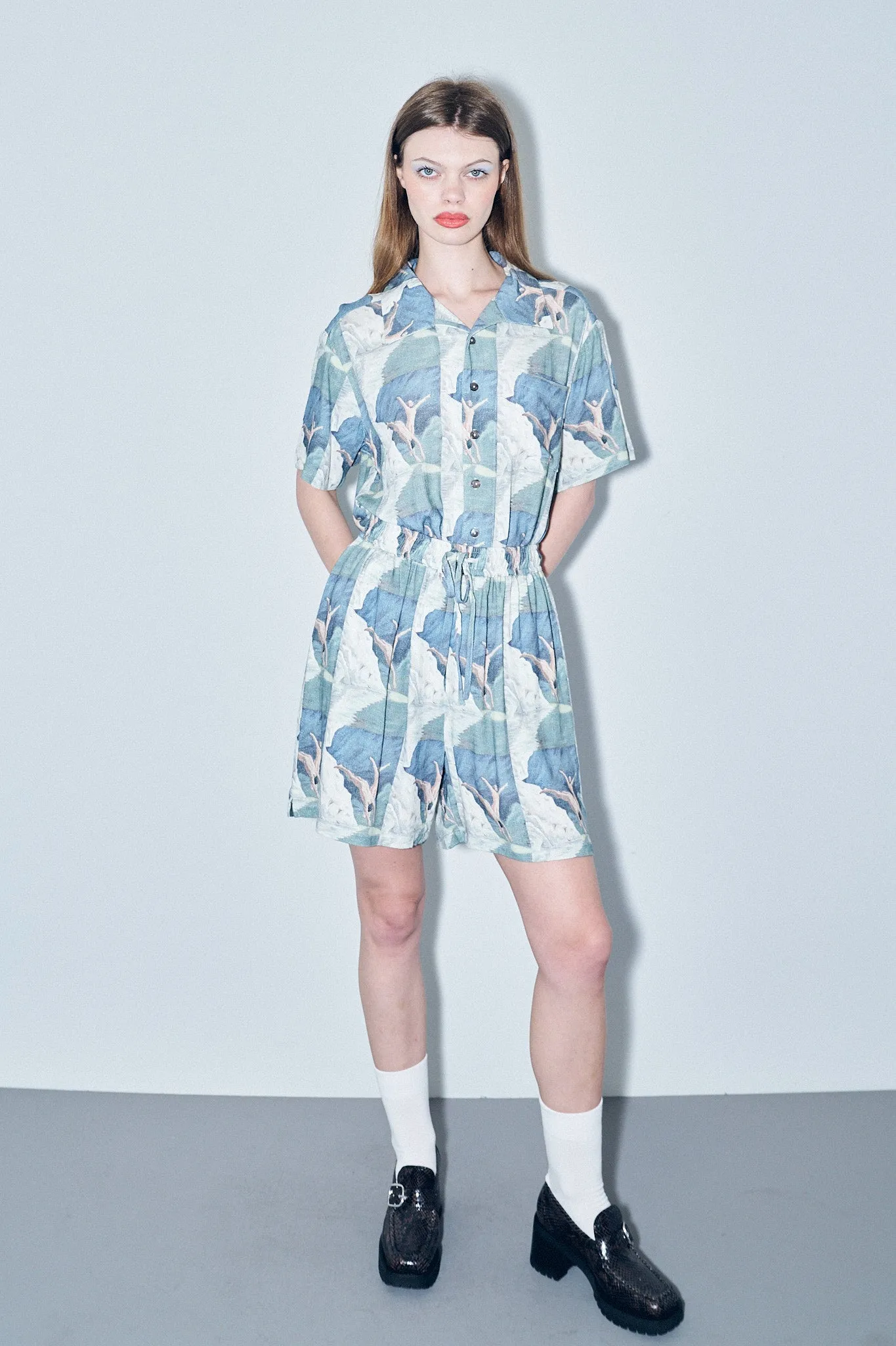 Unisex Nude Divers Linen Button Up sold by Fashion Brand Company product image thumbnail 5