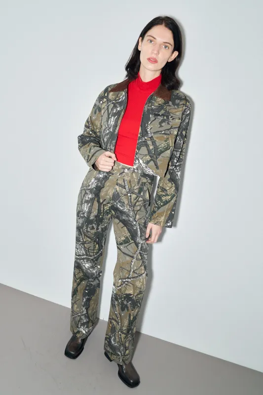 Forest Camo Canvas Pants made by Fashion Brand Company