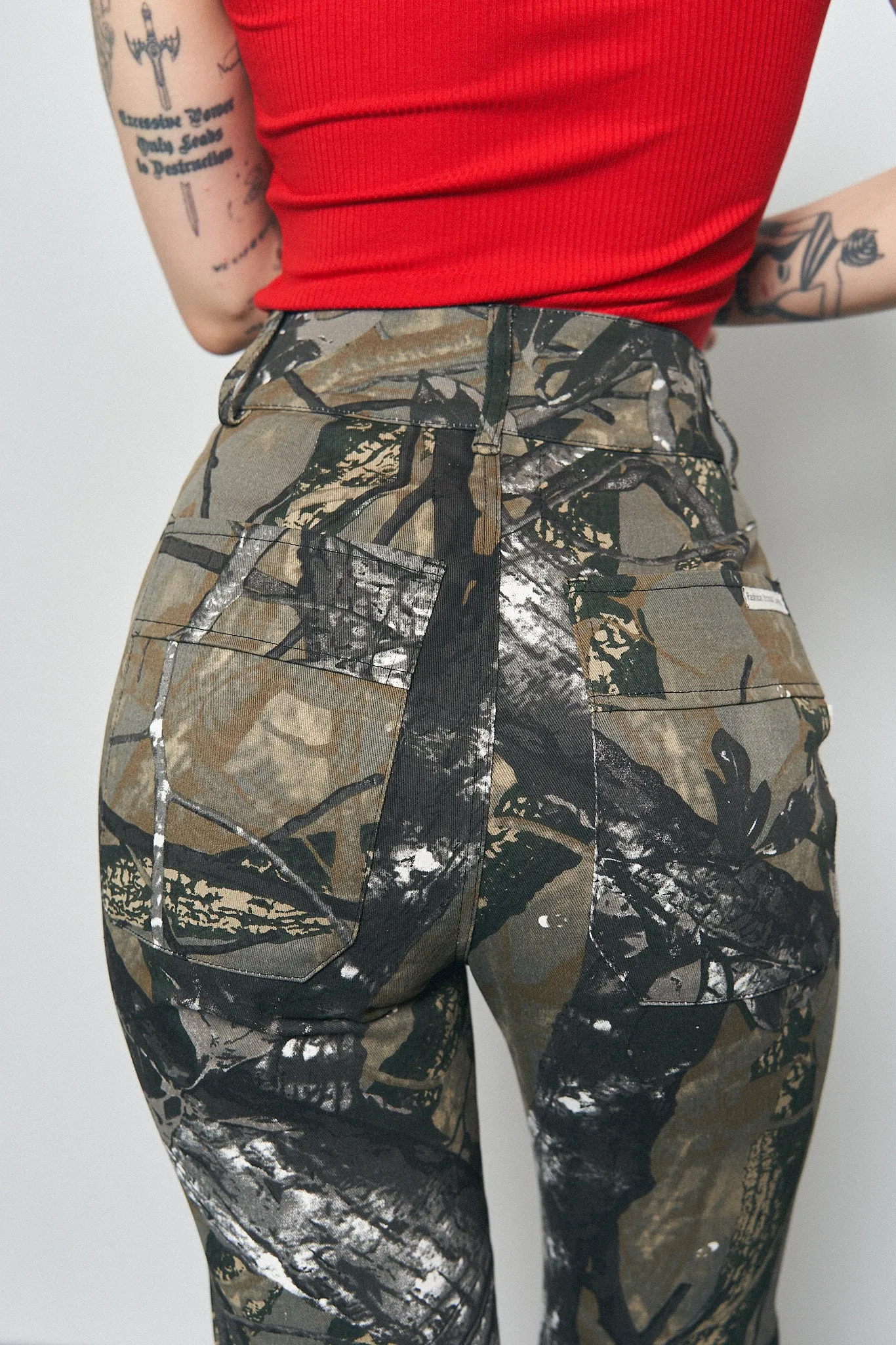 Forest Camo Canvas Pants sold by Fashion Brand Company product image thumbnail 5