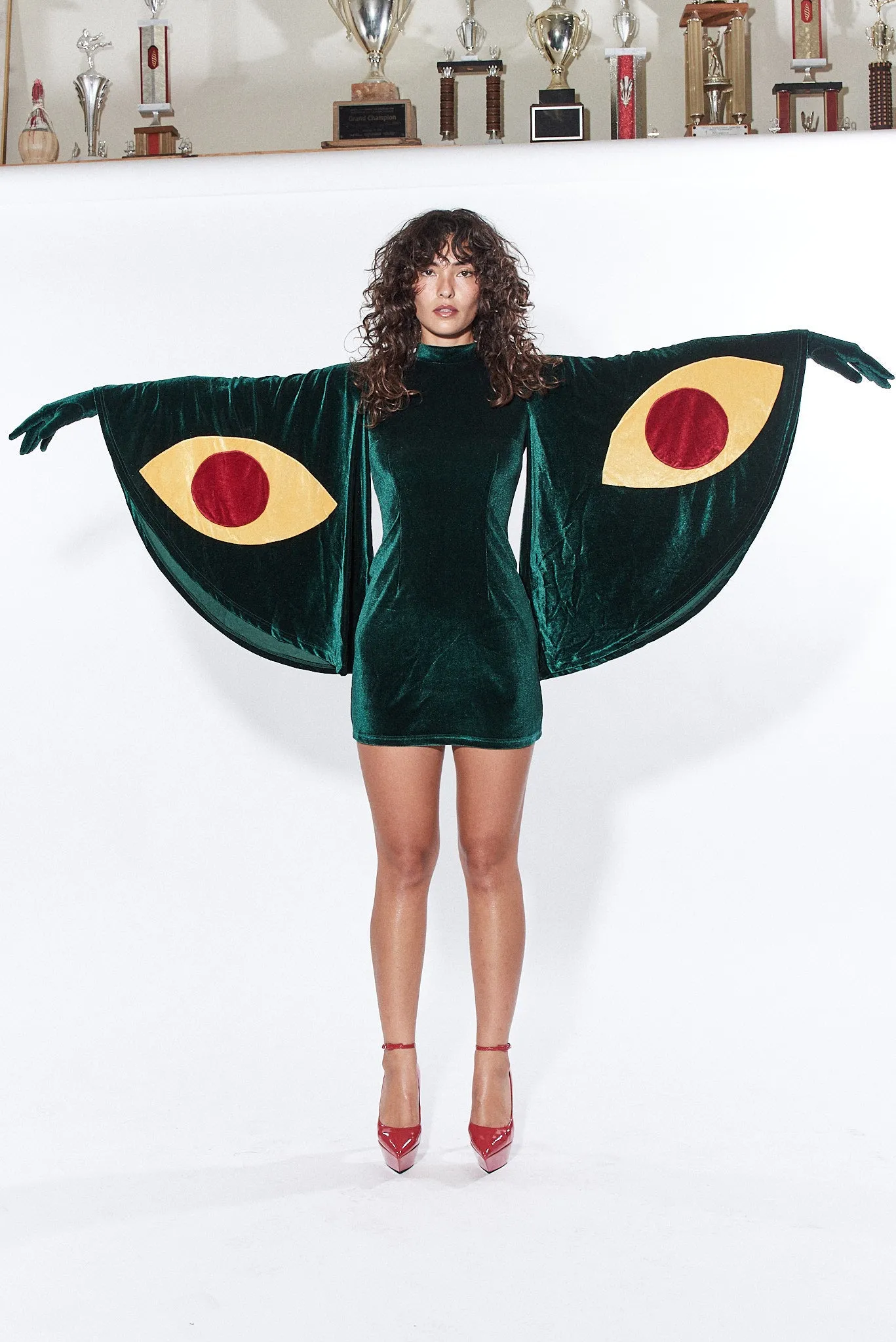 Moth Mini Dress sold by Fashion Brand Company product image thumbnail 5