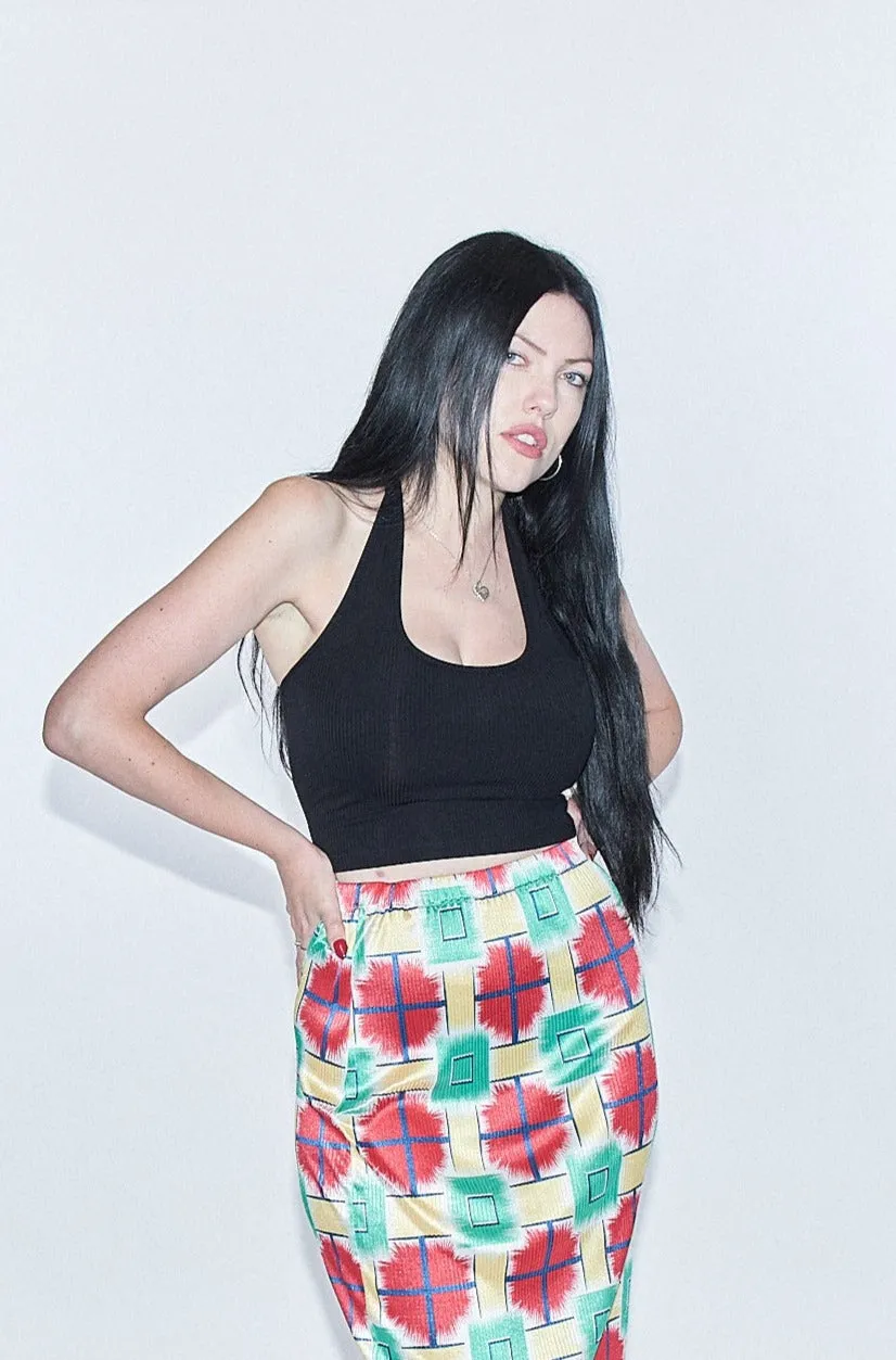 Tencel Rib Halter Top Black sold by Fashion Brand Company product image thumbnail 5