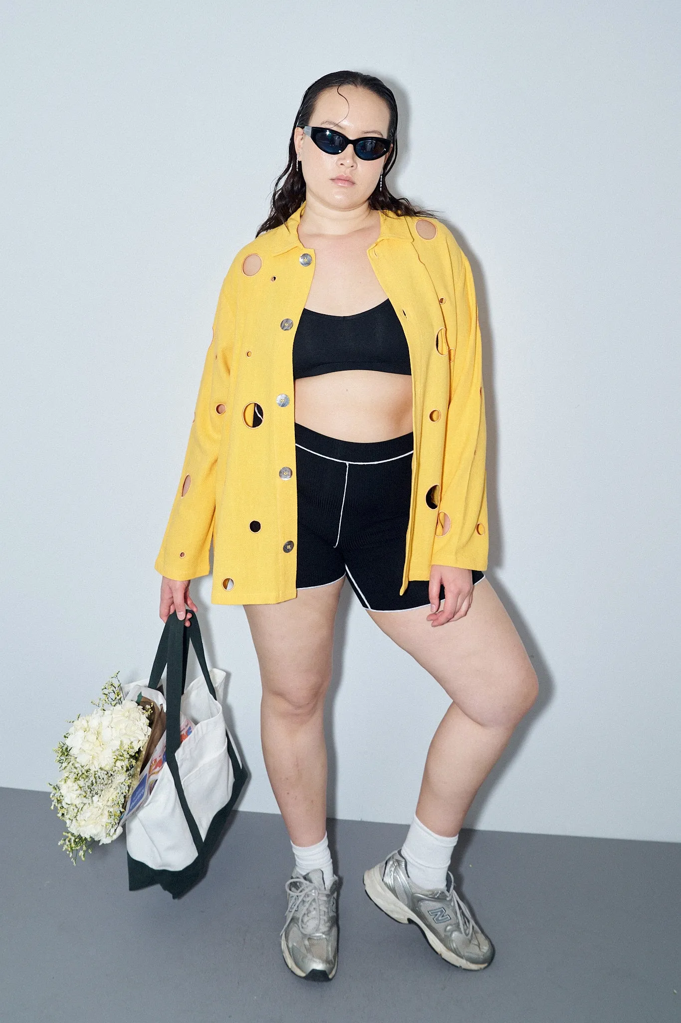 Unisex Swiss Cheese Jacket Thick Linen sold by Fashion Brand Company product image thumbnail 5