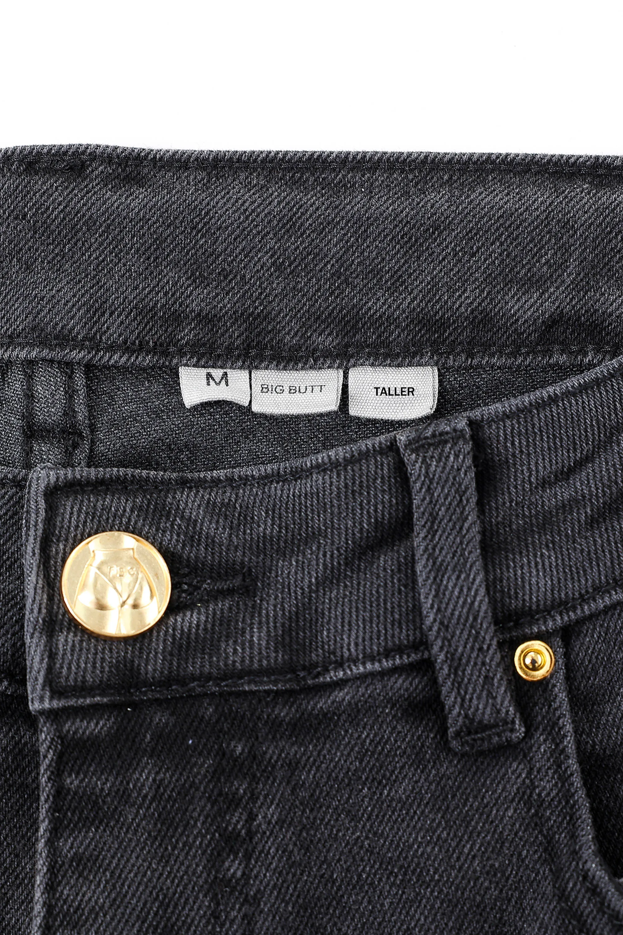 TALL Nap Jeans for Big Butts black denim sold by Fashion Brand Company product image thumbnail 5