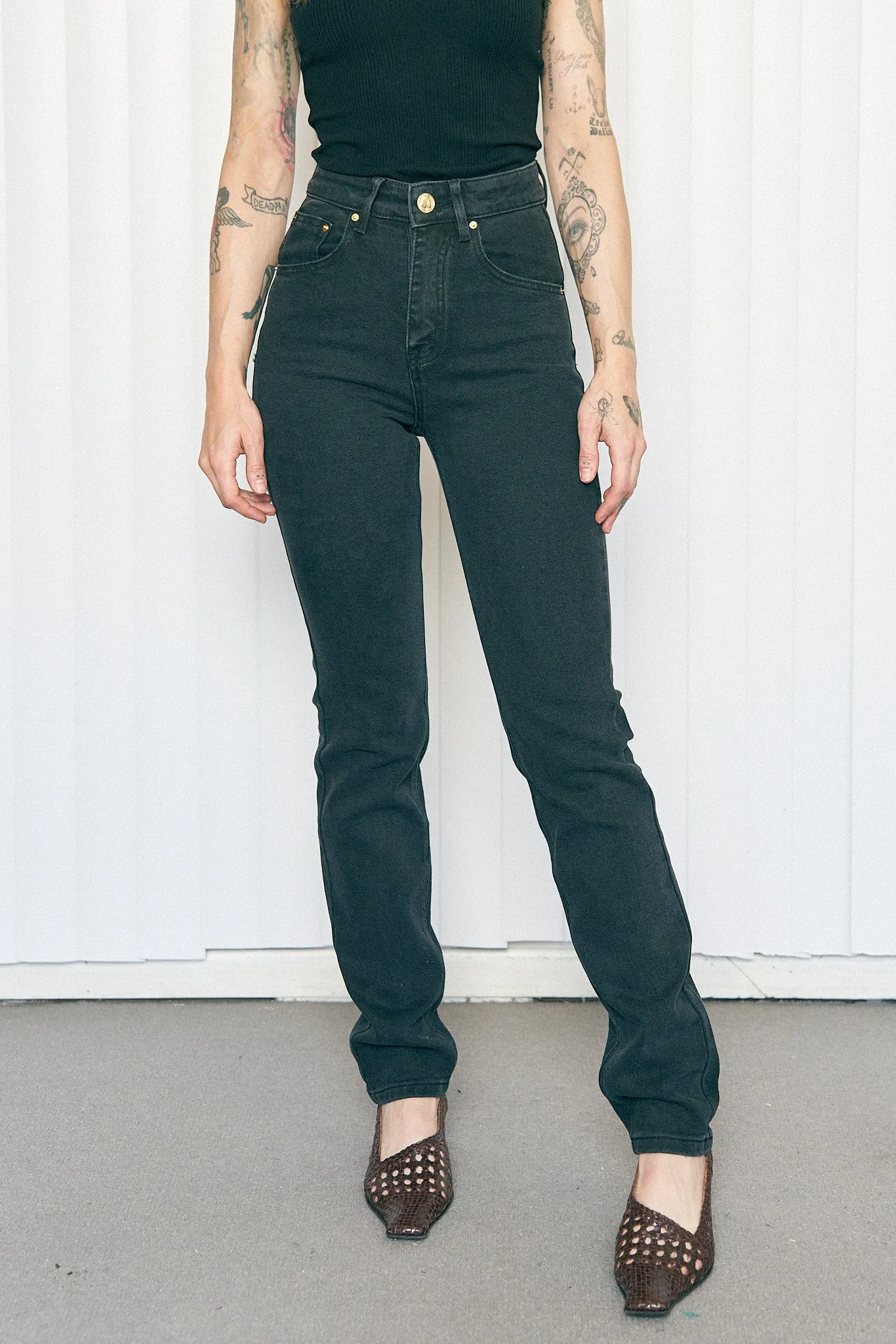Nap Jeans for big butts black denim sold by Fashion Brand Company product image thumbnail 5