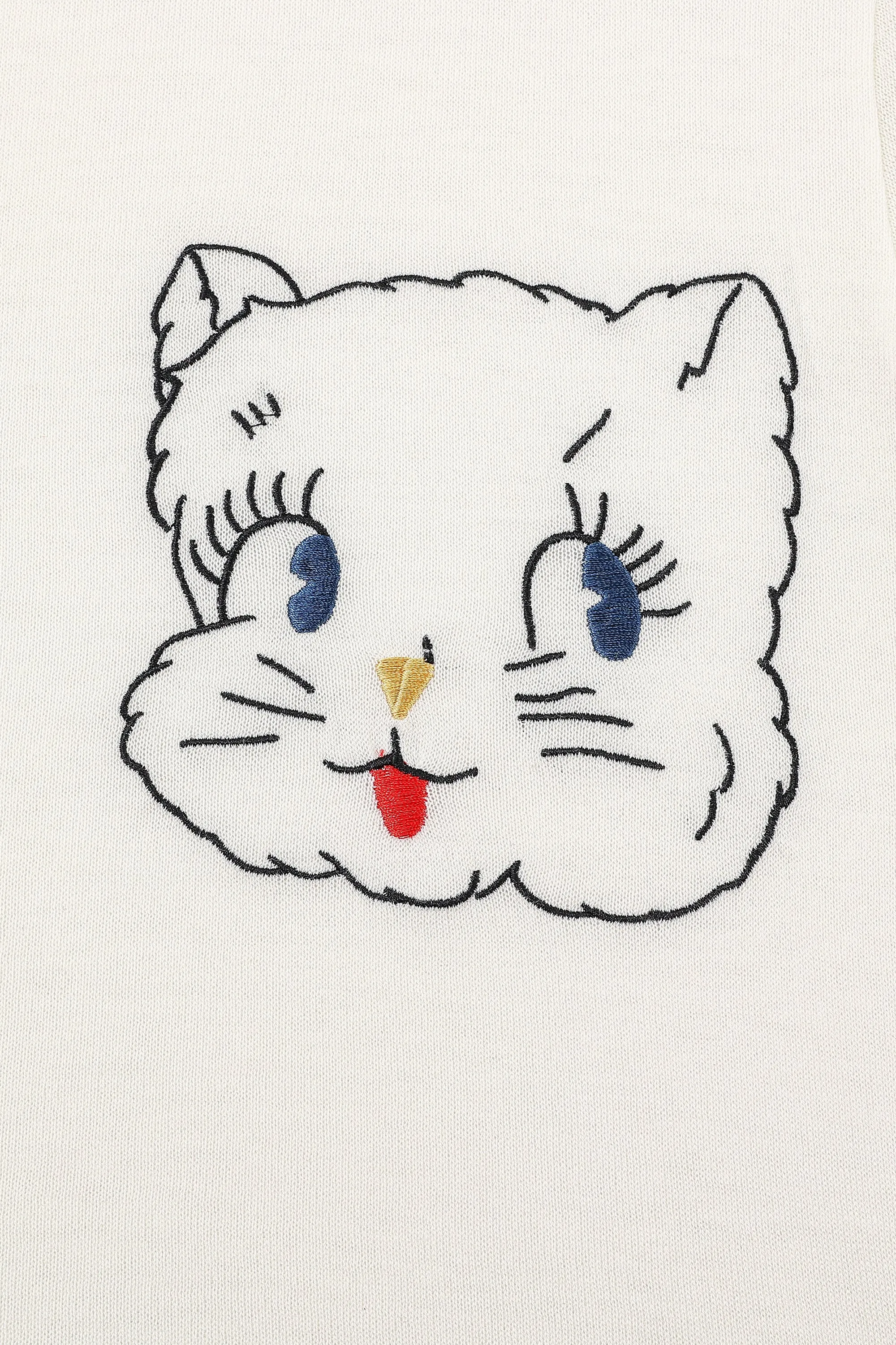 Cat Boobs Embroidered Tommy Tee sold by Fashion Brand Company product image thumbnail 3