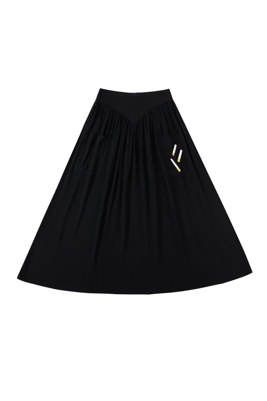 Park Skirt Soft Linen Cigarettes made by Fashion Brand Company