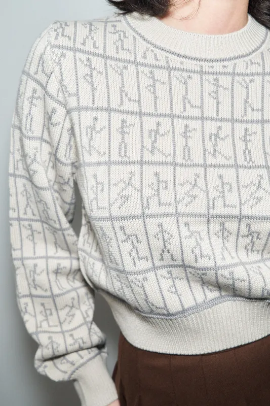 Dancers Sweater Gray Trim made by Fashion Brand Company