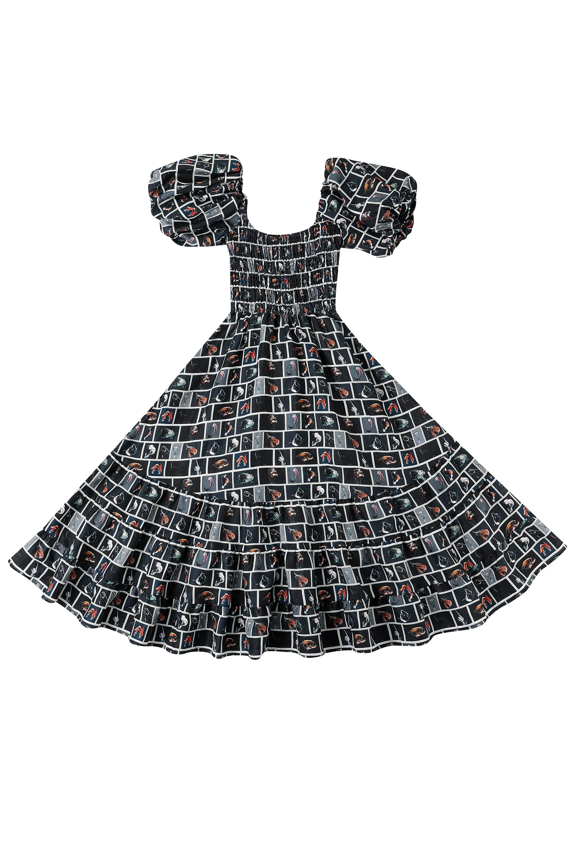 Picnic Gown Cute Fish Linen sold by Fashion Brand Company