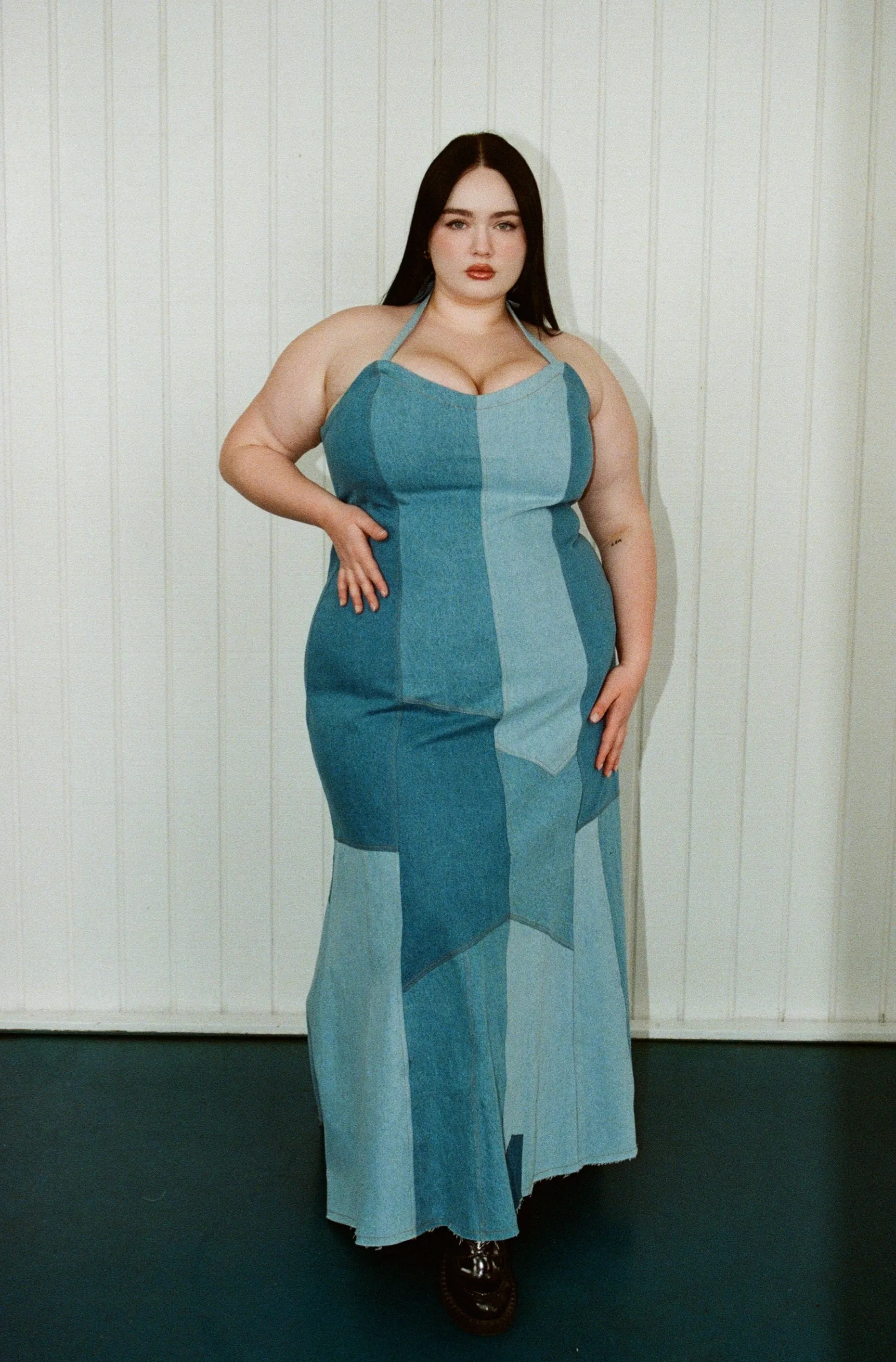 Brit Denim Gown sold by Fashion Brand Company product image thumbnail 5