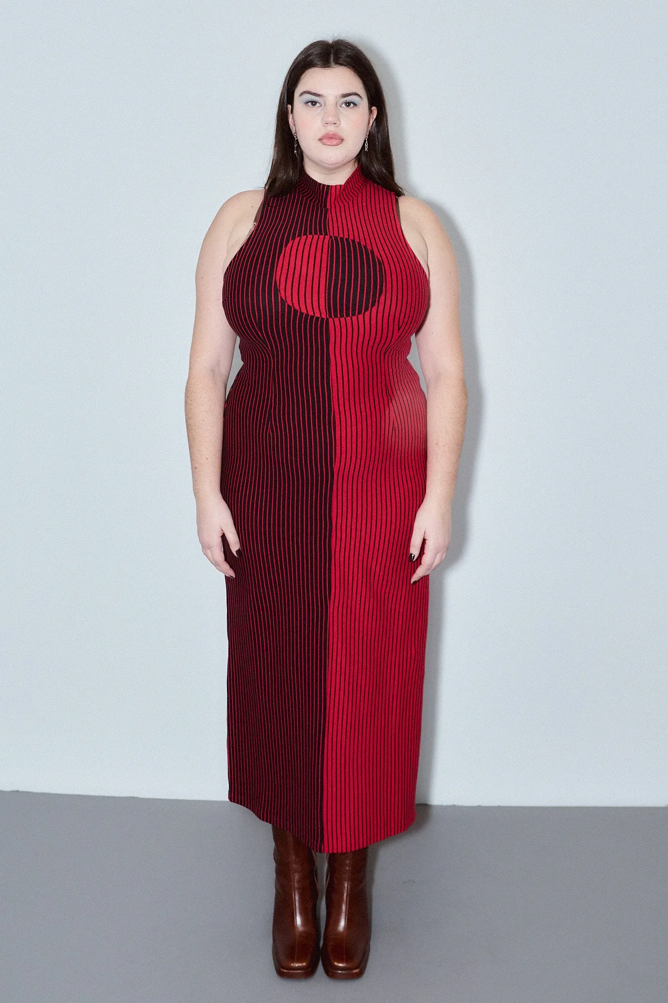 Blood Stripe Maxi Dress sold by Fashion Brand Company