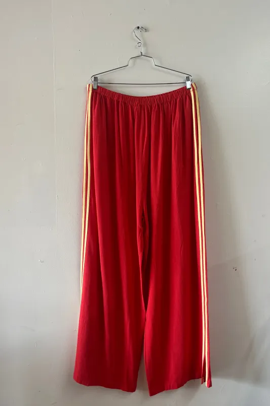 #7: 2X Scrap Sporty Lazy Pants Soft Linen - Red / Yellow made by Fashion Brand Company