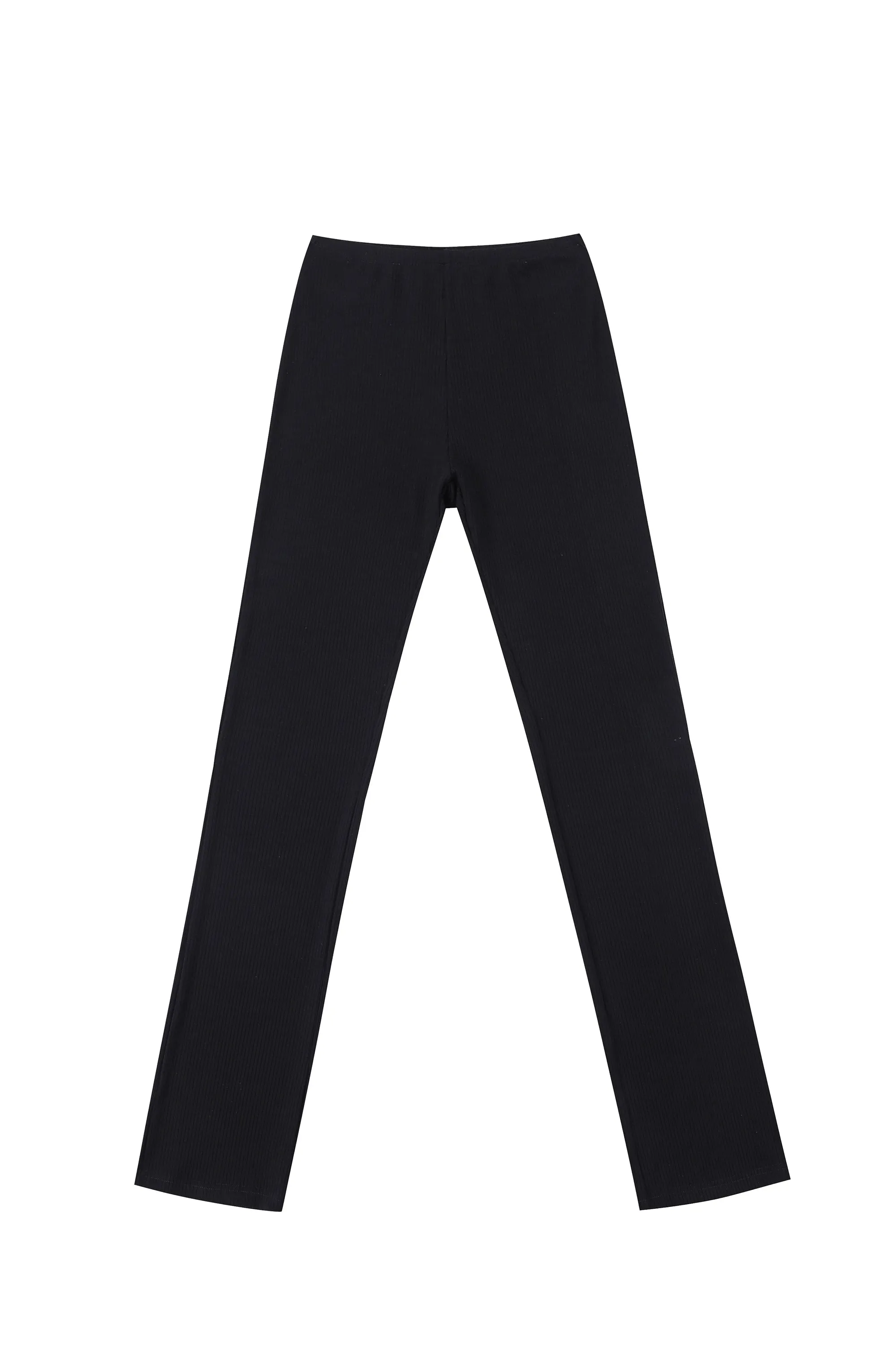 Whale Tail Tencel Rib Pants Black sold by Fashion Brand Company product image thumbnail 4