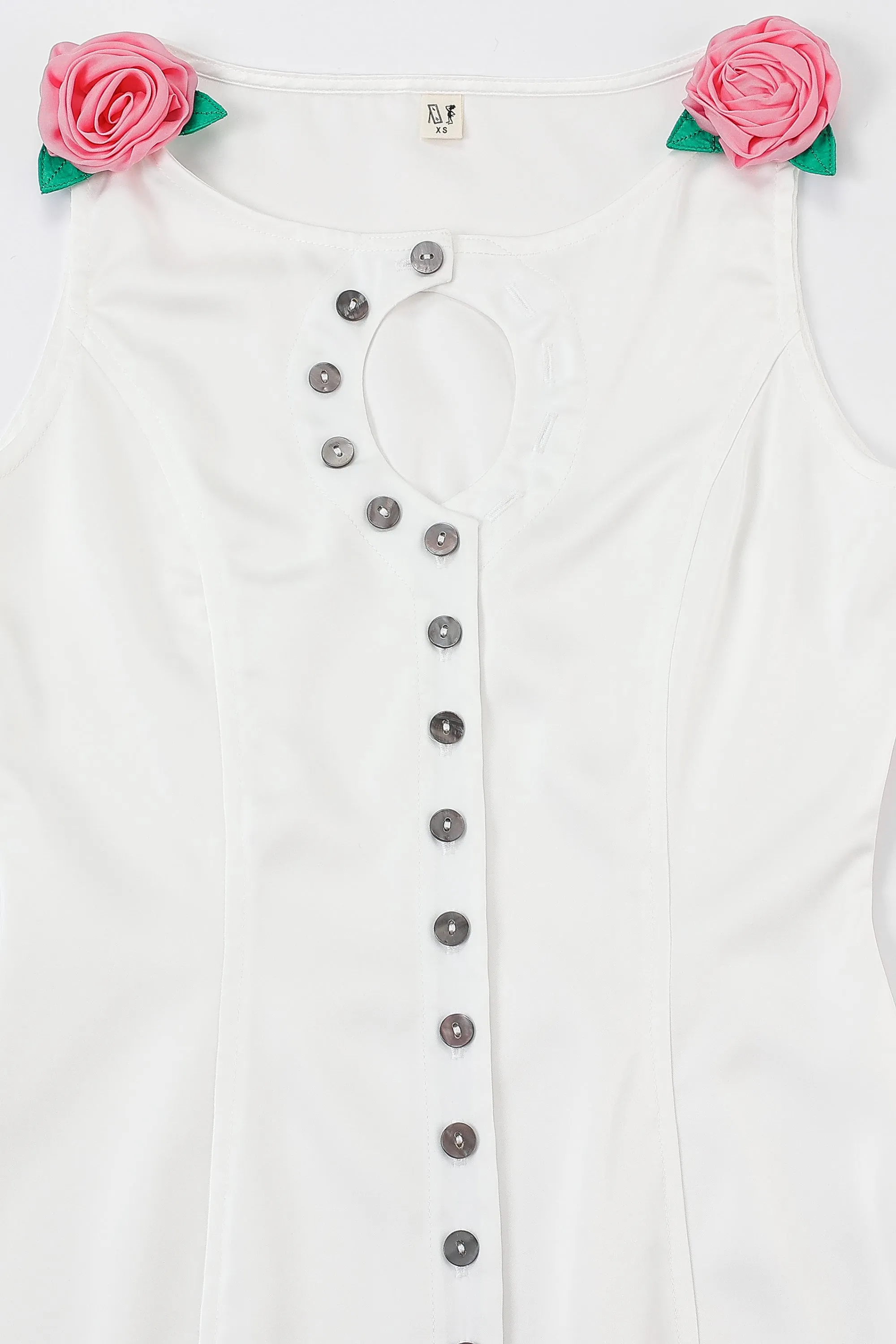 1 left - Frosted Cake Unbuttoned Mini Dress sold by Fashion Brand Company product image thumbnail 3