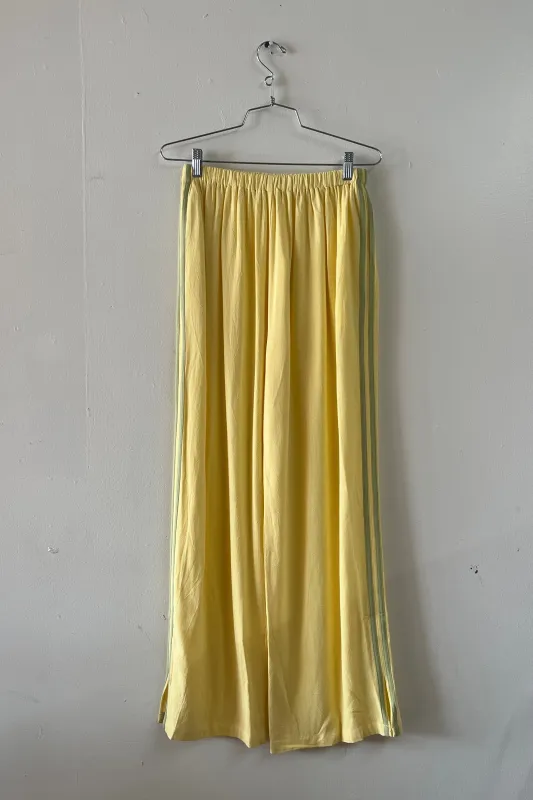 #11: M Scrap Sporty Lazy Pants Soft Linen - Yellow / Sage Green made by Fashion Brand Company
