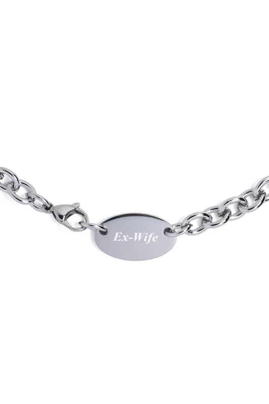 Ex-Wife Stainless Steel Necklace made by Fashion Brand Company