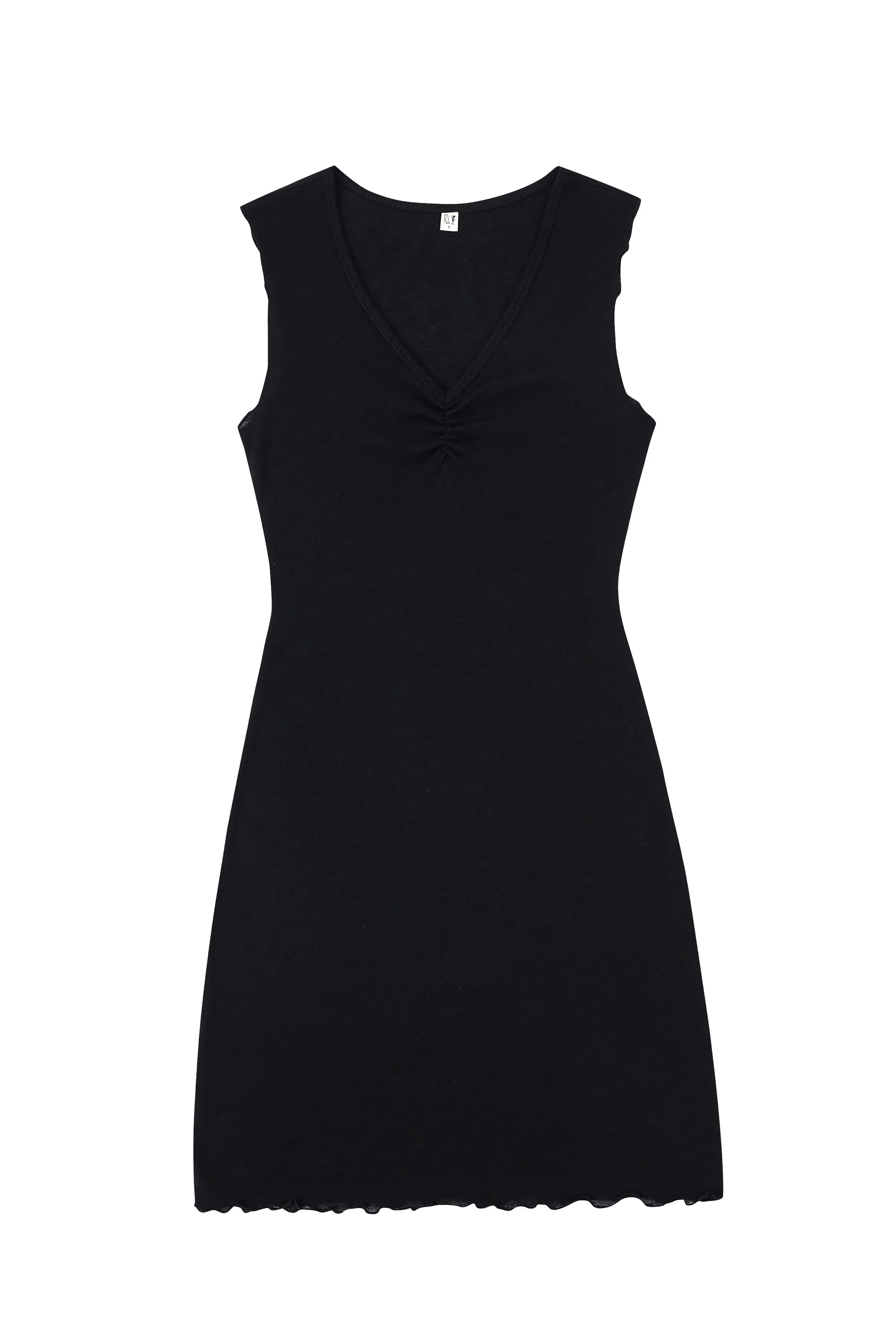 Mini Wool Blend Tee Dress Black sold by Fashion Brand Company product image thumbnail 2