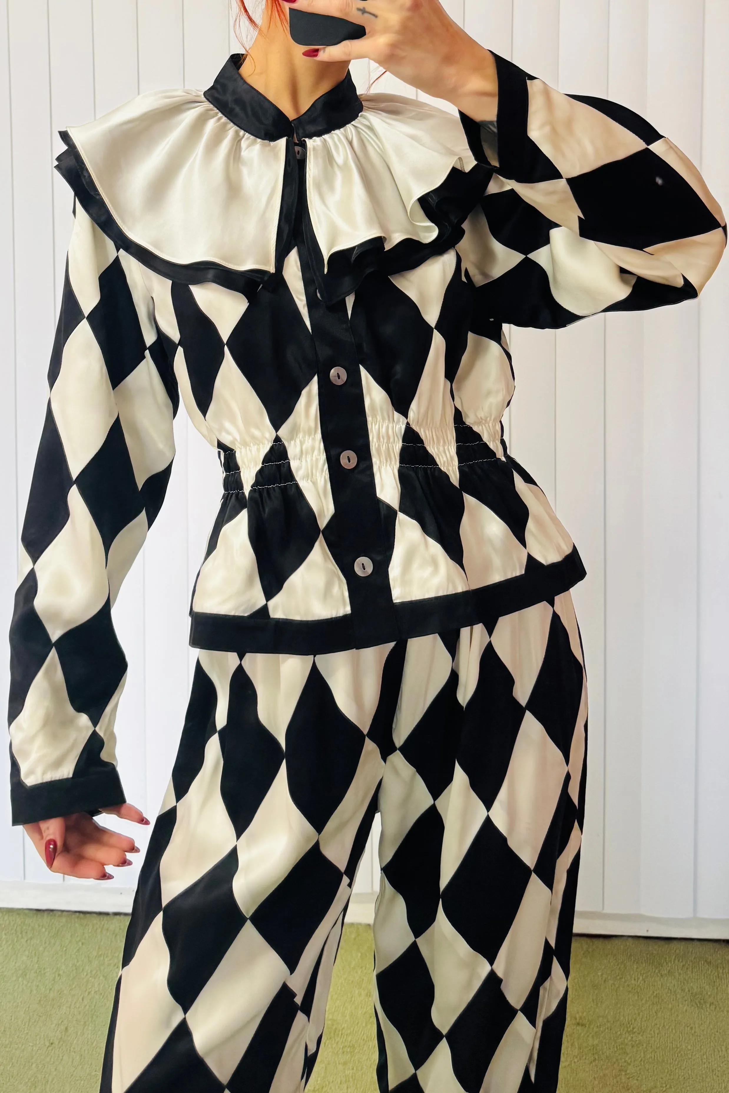 SAMPLE #812 - S Silk Jester Top sold by Fashion Brand Company