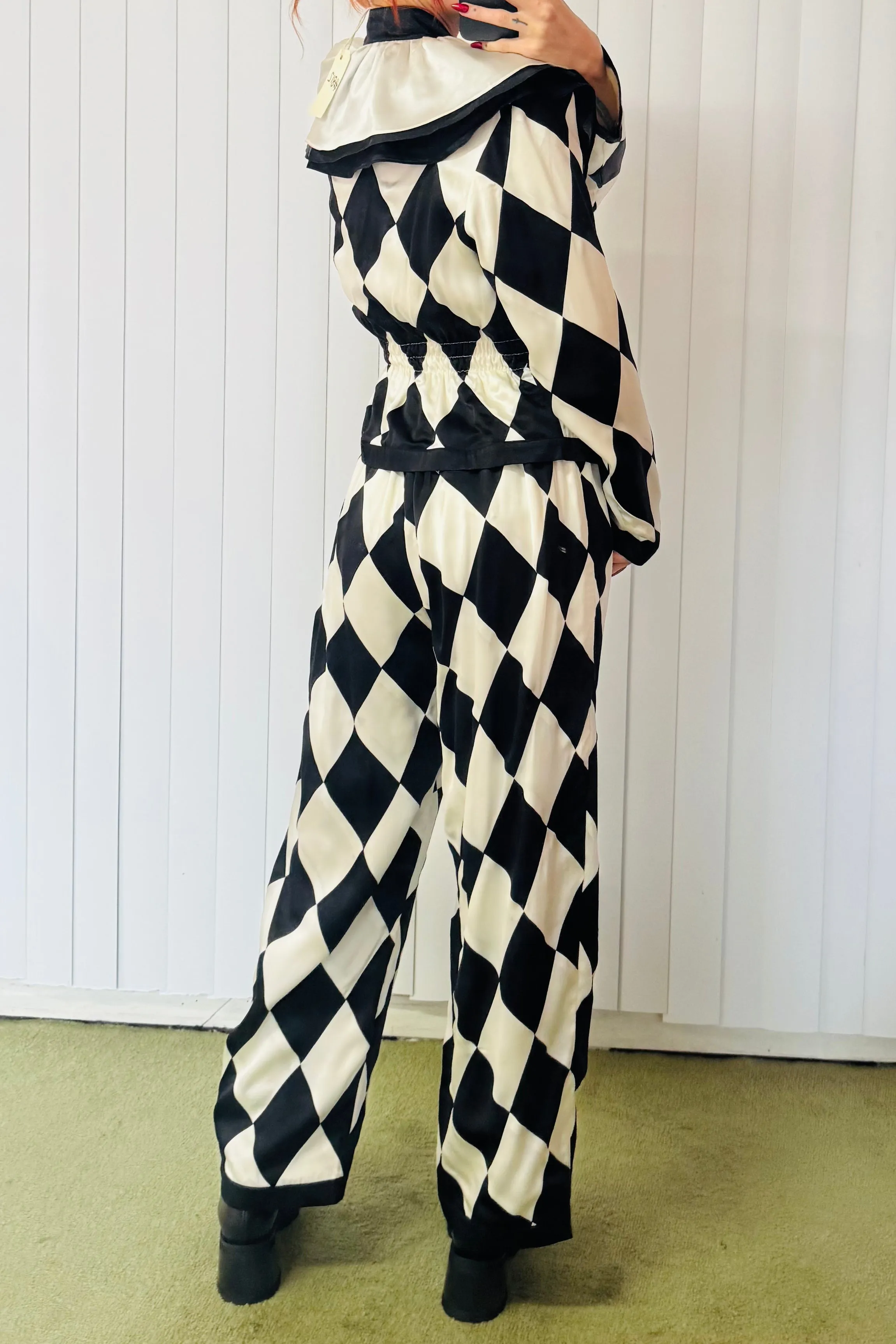SAMPLE #812 - S Silk Jester Top sold by Fashion Brand Company product image thumbnail 2
