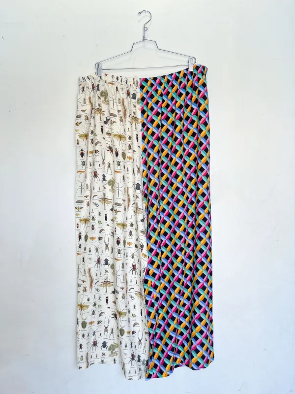 #20: 4X Scrap Split Print Lazy Pants - Bugs / Screensaver made by Fashion Brand Company