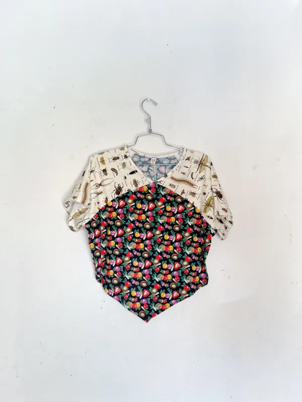 #8: L Scrap Raglan Tee - Vegetable Medley / Worst Bugs made by Fashion Brand Company