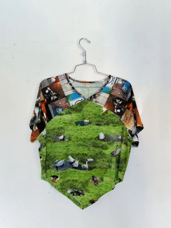 #19: XL Scrap Raglan Tee - Worst Ducks / Nyc Trash made by Fashion Brand Company