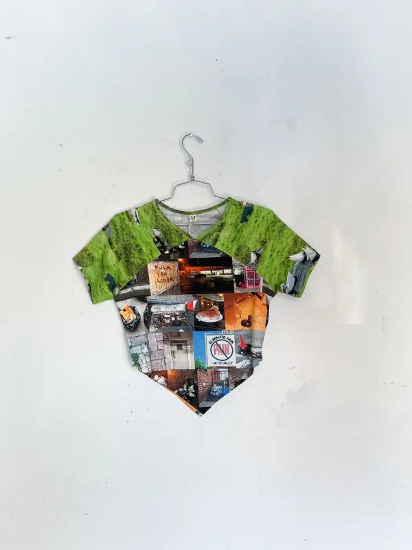#32: XS Scrap Raglan Tee - Nyc Trash / Worst Ducks made by Fashion Brand Company