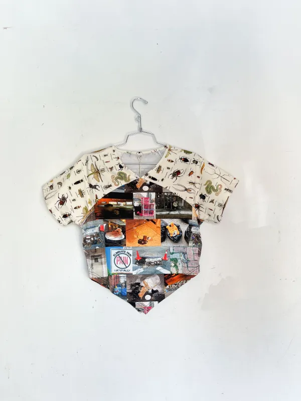 #33: M Scrap Raglan Tee - Nyc Trash / Worst Bugs made by Fashion Brand Company