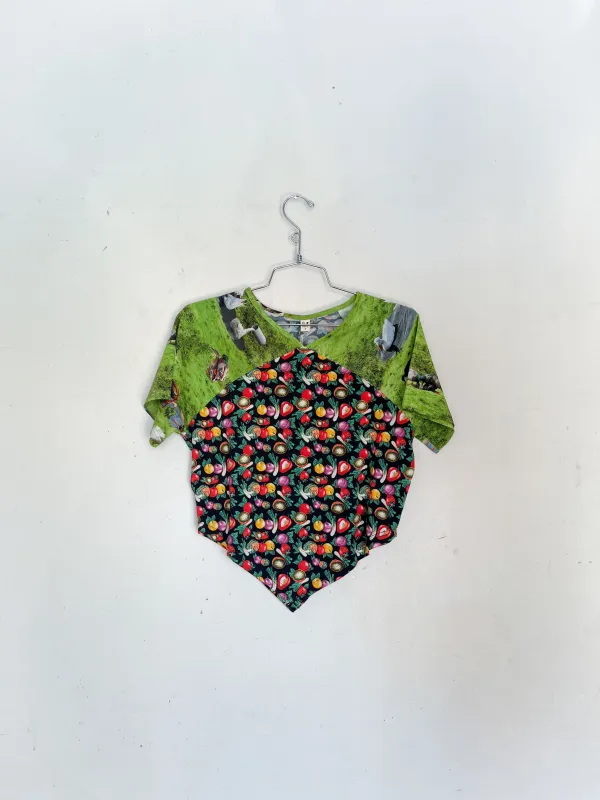 #6: S Scrap Raglan Tee - Vegetable Medley / Worst Ducks made by Fashion Brand Company