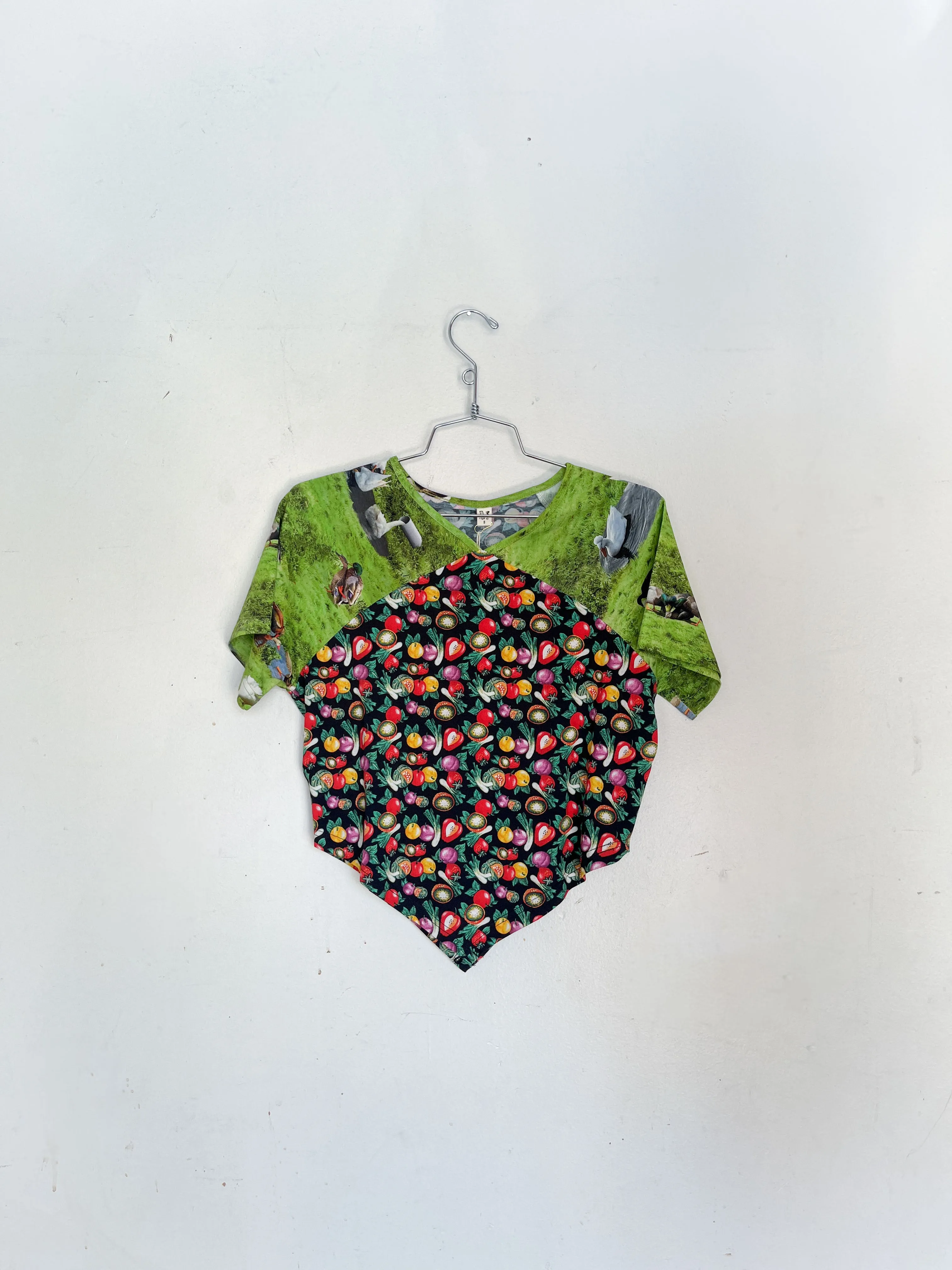 #6: S Scrap Raglan Tee - Vegetable Medley / Worst Ducks sold by Fashion Brand Company