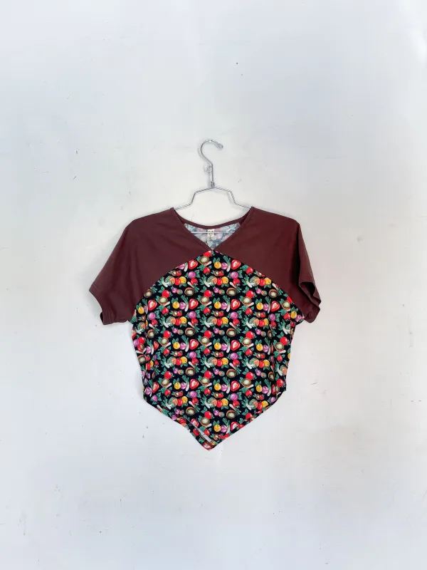 #4: Scrap Raglan Tee - Vegetable Medley / Brown made by Fashion Brand Company