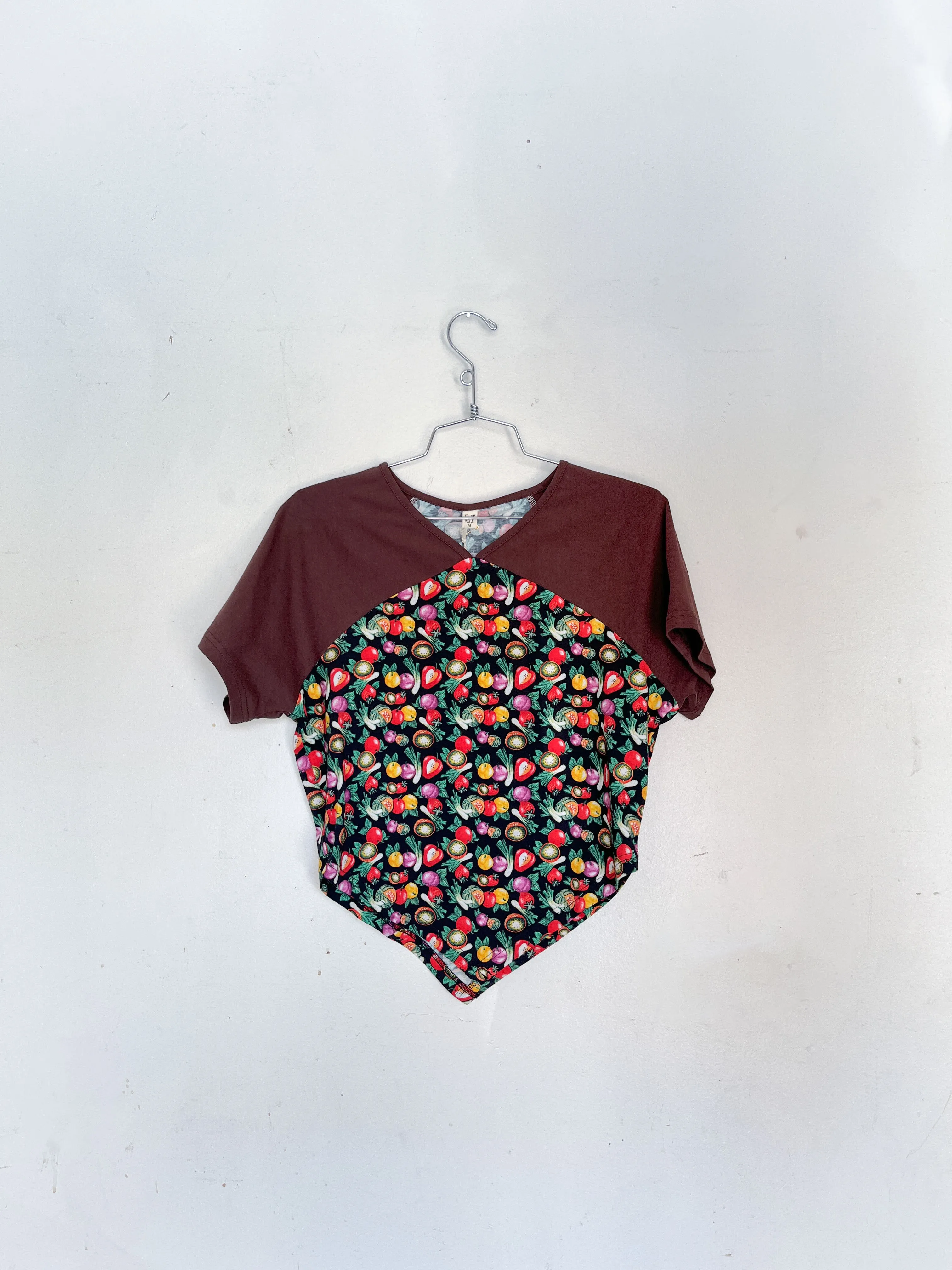 #4: Scrap Raglan Tee - Vegetable Medley / Brown sold by Fashion Brand Company