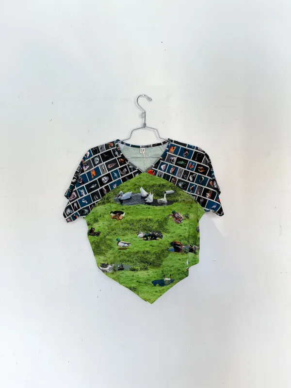 #15: Scrap Raglan Tee - Worst Ducks / Cuter Fish made by Fashion Brand Company