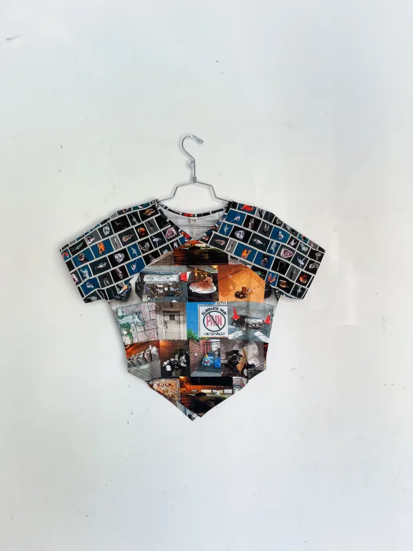 #31: Scrap Raglan Tee - Nyc Trash / Cuter Fish made by Fashion Brand Company