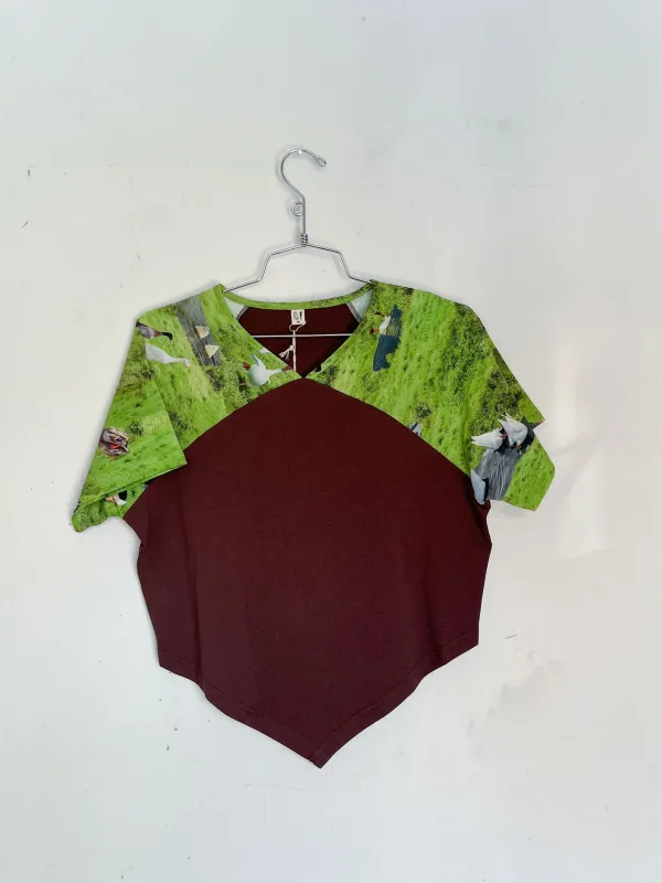 #24: Scrap Raglan Tee - Brown / Worst Ducks made by Fashion Brand Company