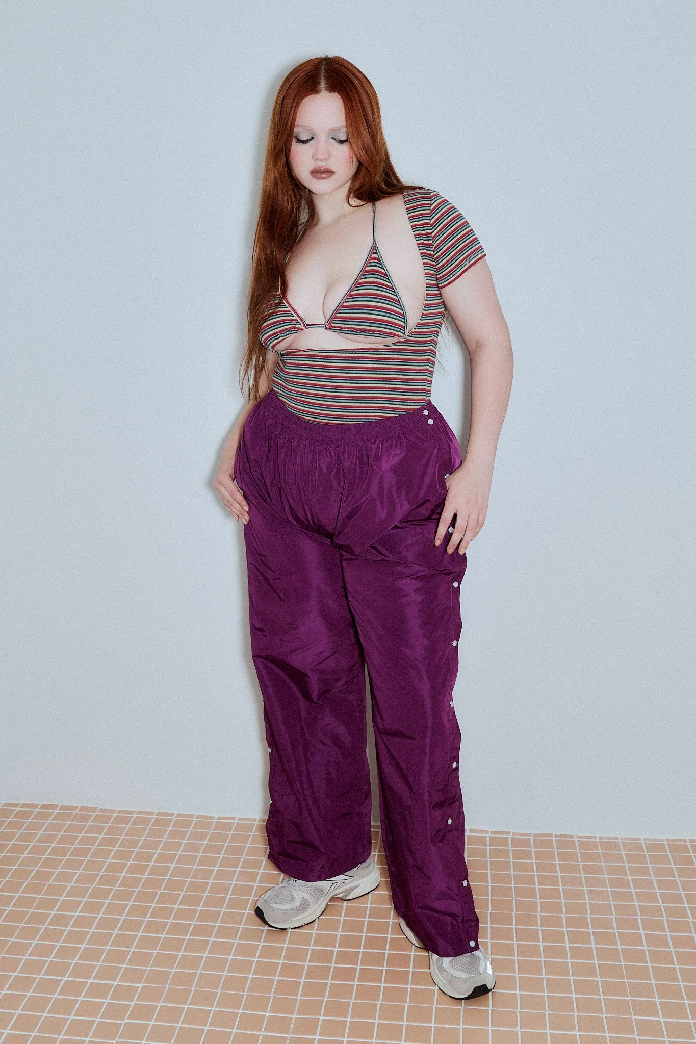 2 left - Monsanto Stripe Bikini Top Cotton Tee sold by Fashion Brand Company product image thumbnail 3