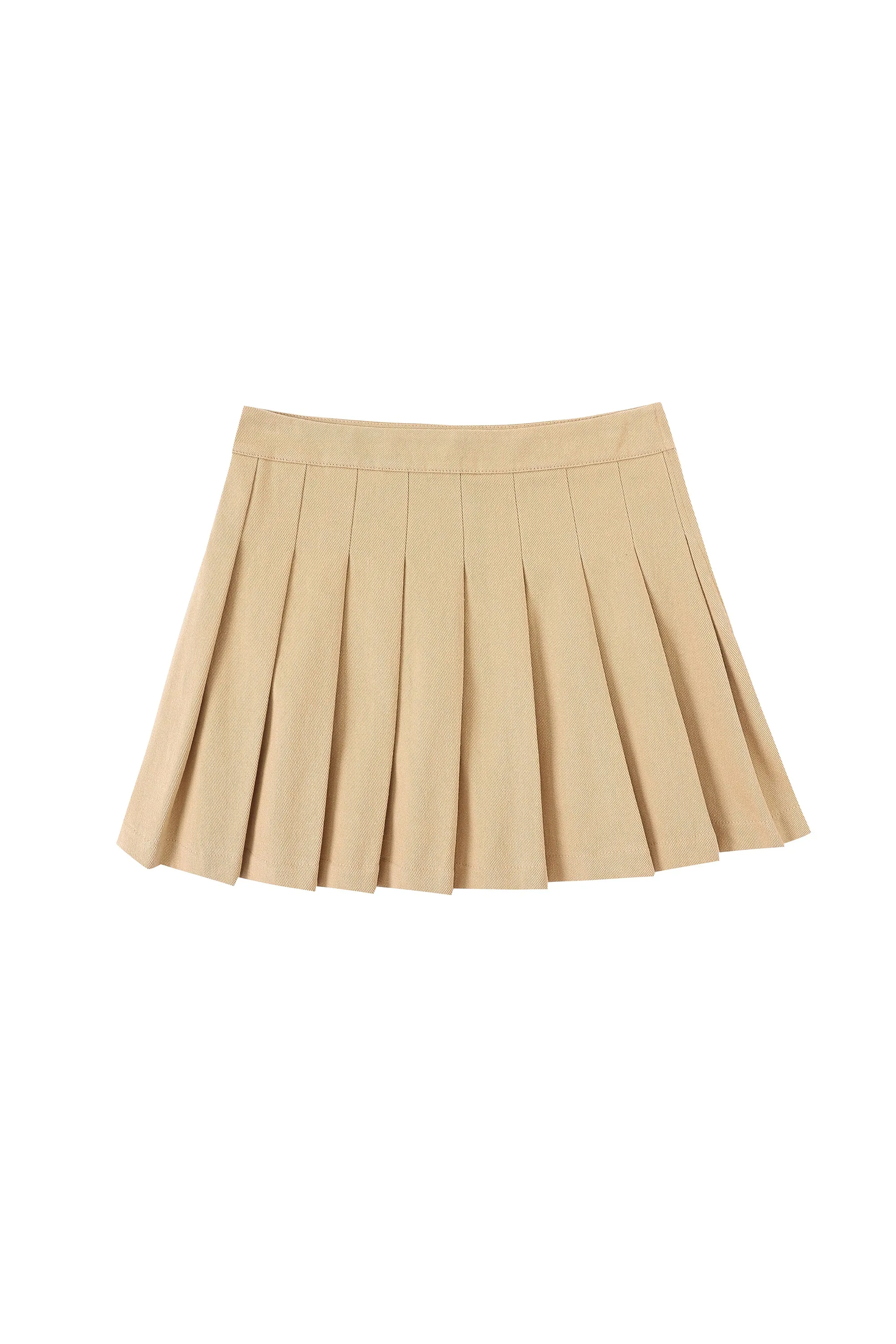 Canvas Pleated Micro Mini Skirt sold by Fashion Brand Company product image thumbnail 5
