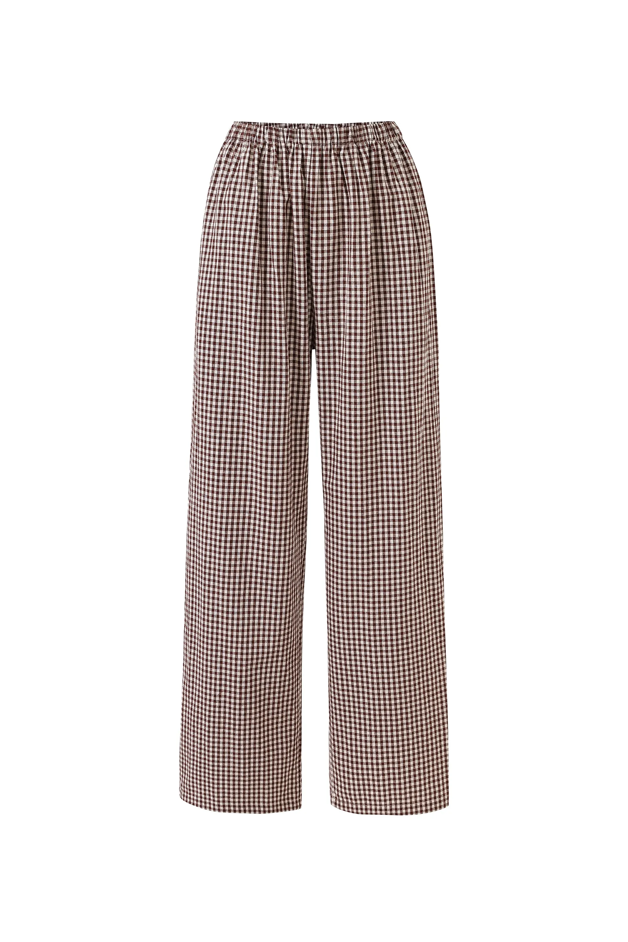 Lazy Pants Brown Gingham sold by Fashion Brand Company