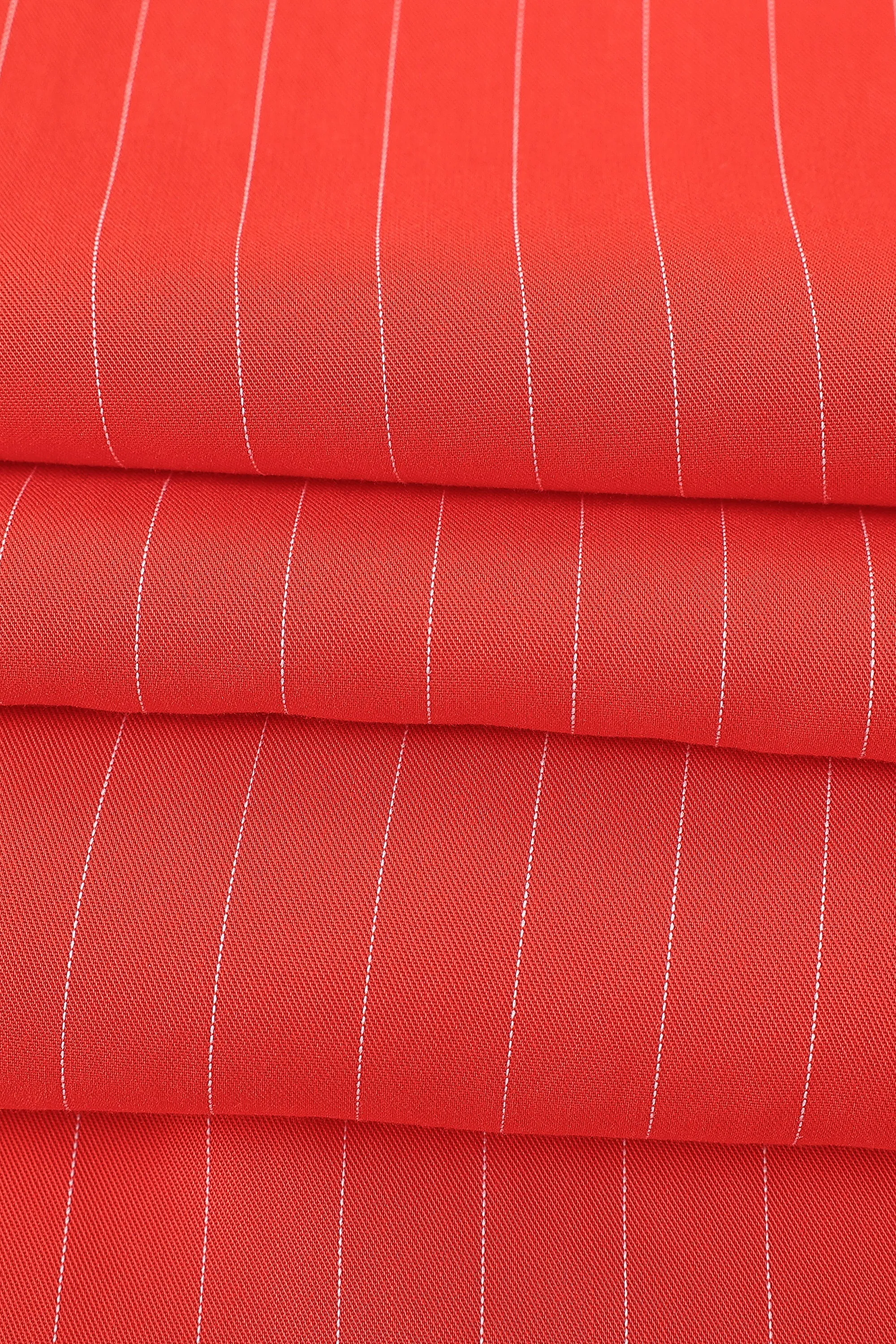 Tencel Stripe Lazy Pants Red sold by Fashion Brand Company product image thumbnail 5