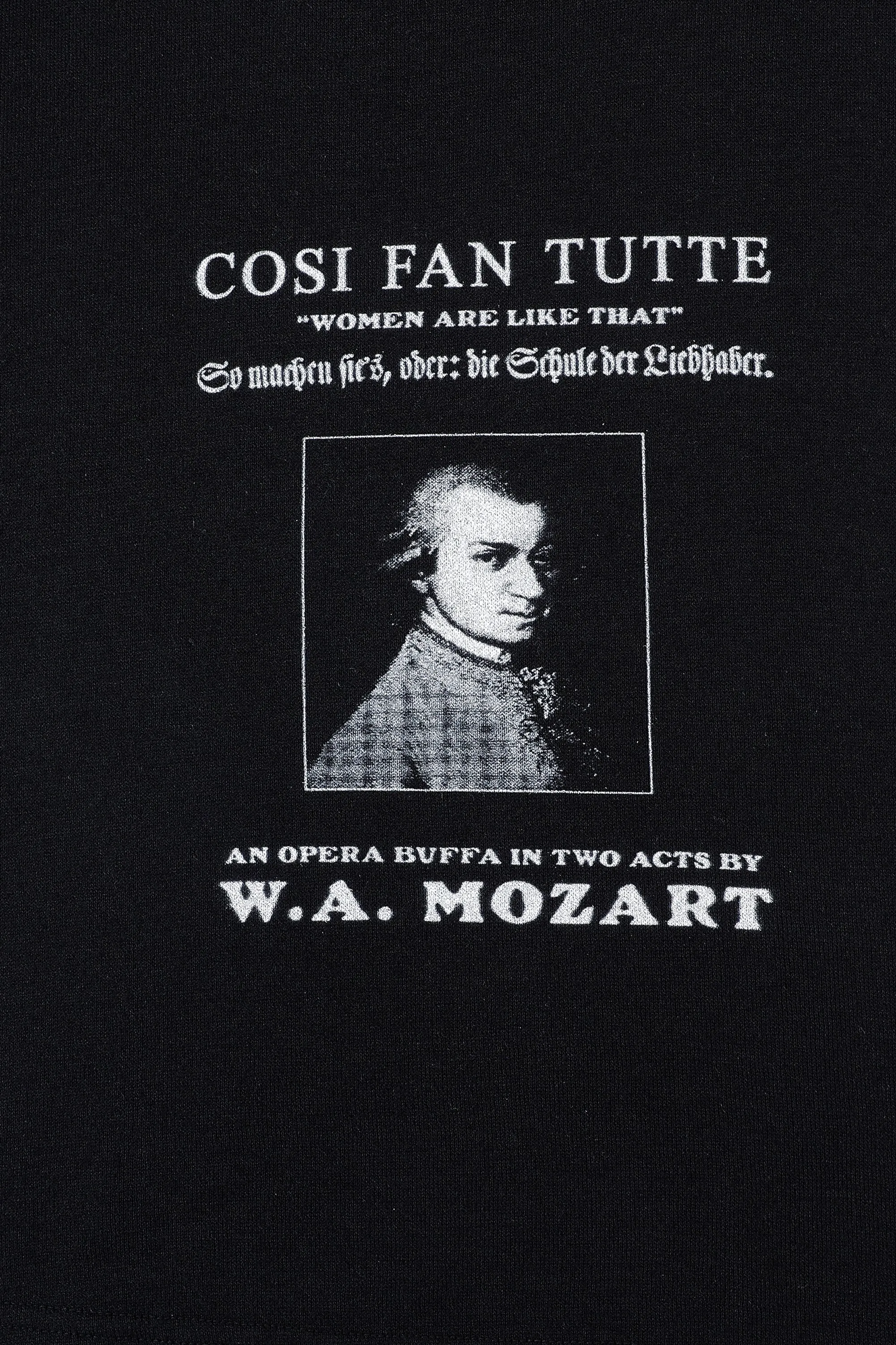 Mozart Wool Blend Tommy Tee Black sold by Fashion Brand Company product image thumbnail 2