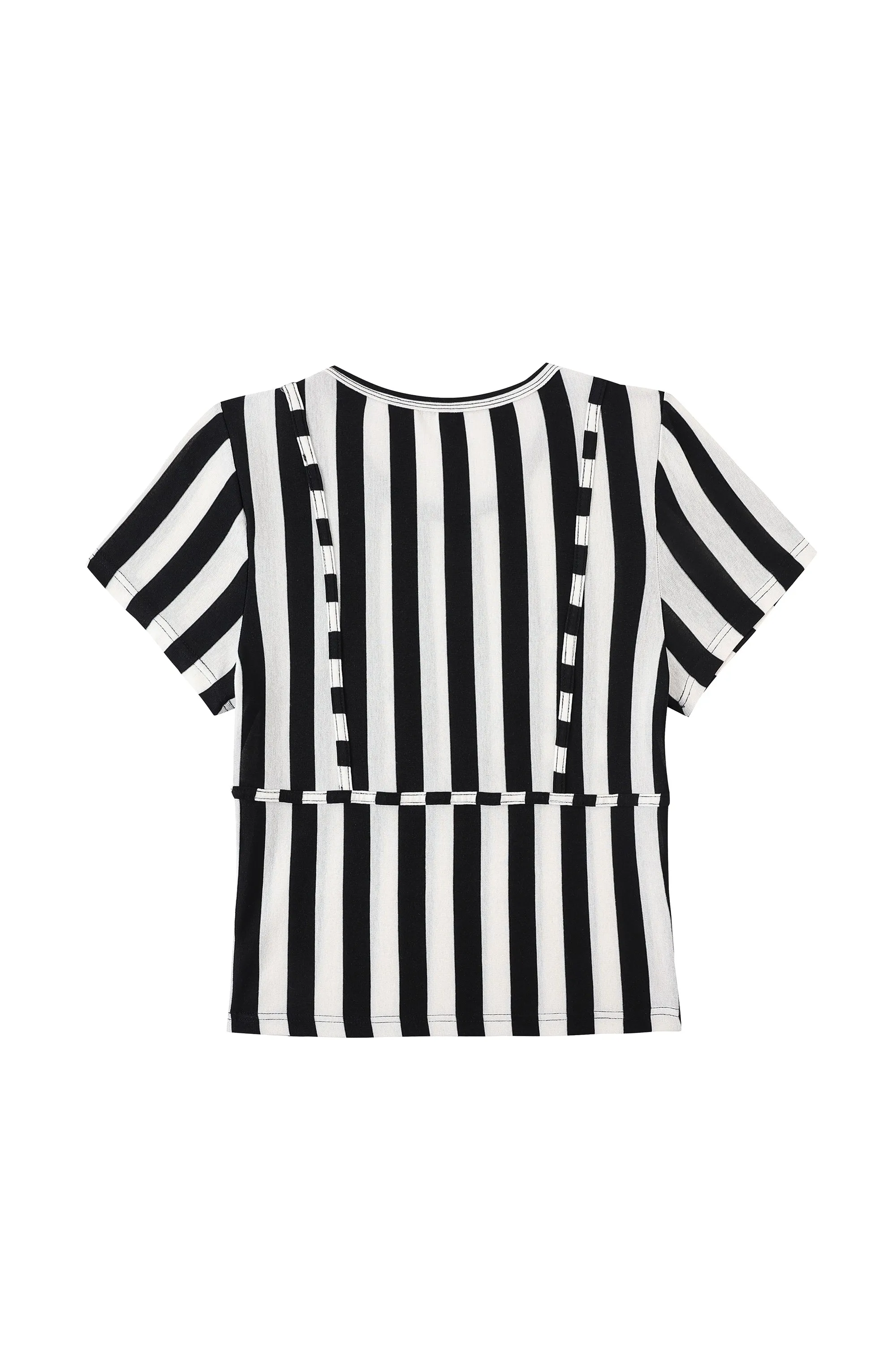 Bikini Bod Ref Stripe Short Sleeve Tee sold by Fashion Brand Company product image thumbnail 5