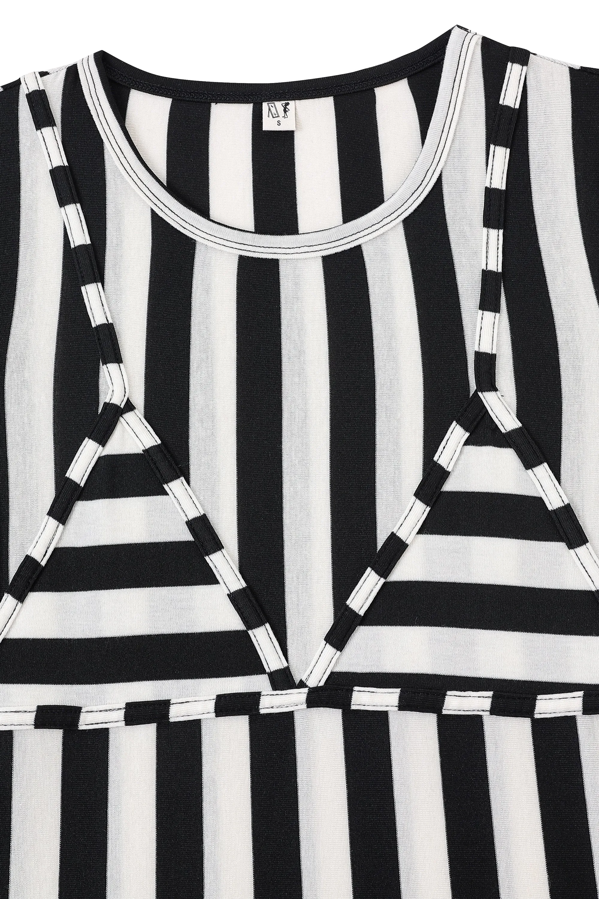 Bikini Bod Ref Stripe Short Sleeve Tee sold by Fashion Brand Company product image thumbnail 4