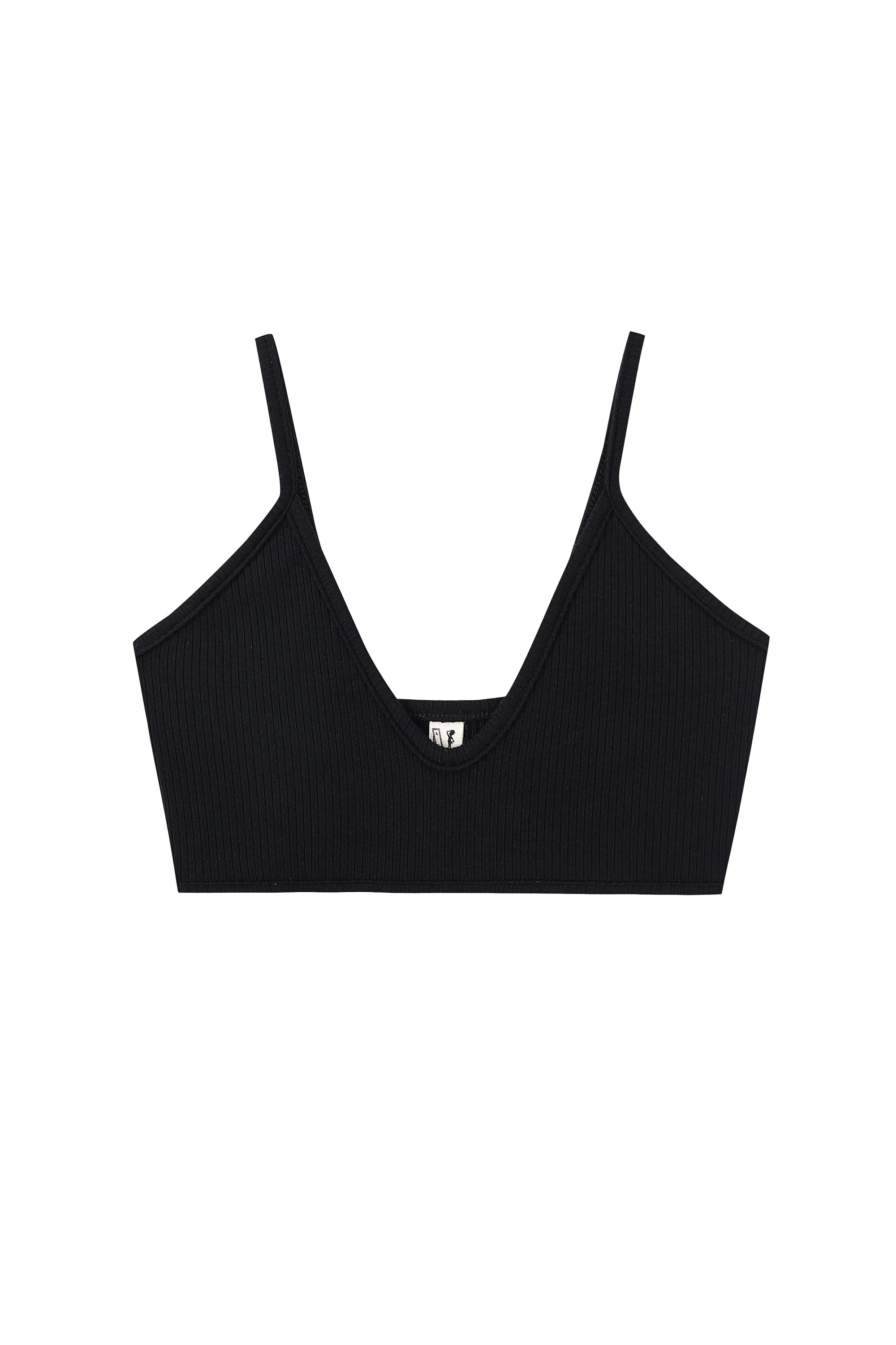 Lounge Tencel Rib Bralette Black sold by Fashion Brand Company product image thumbnail 2