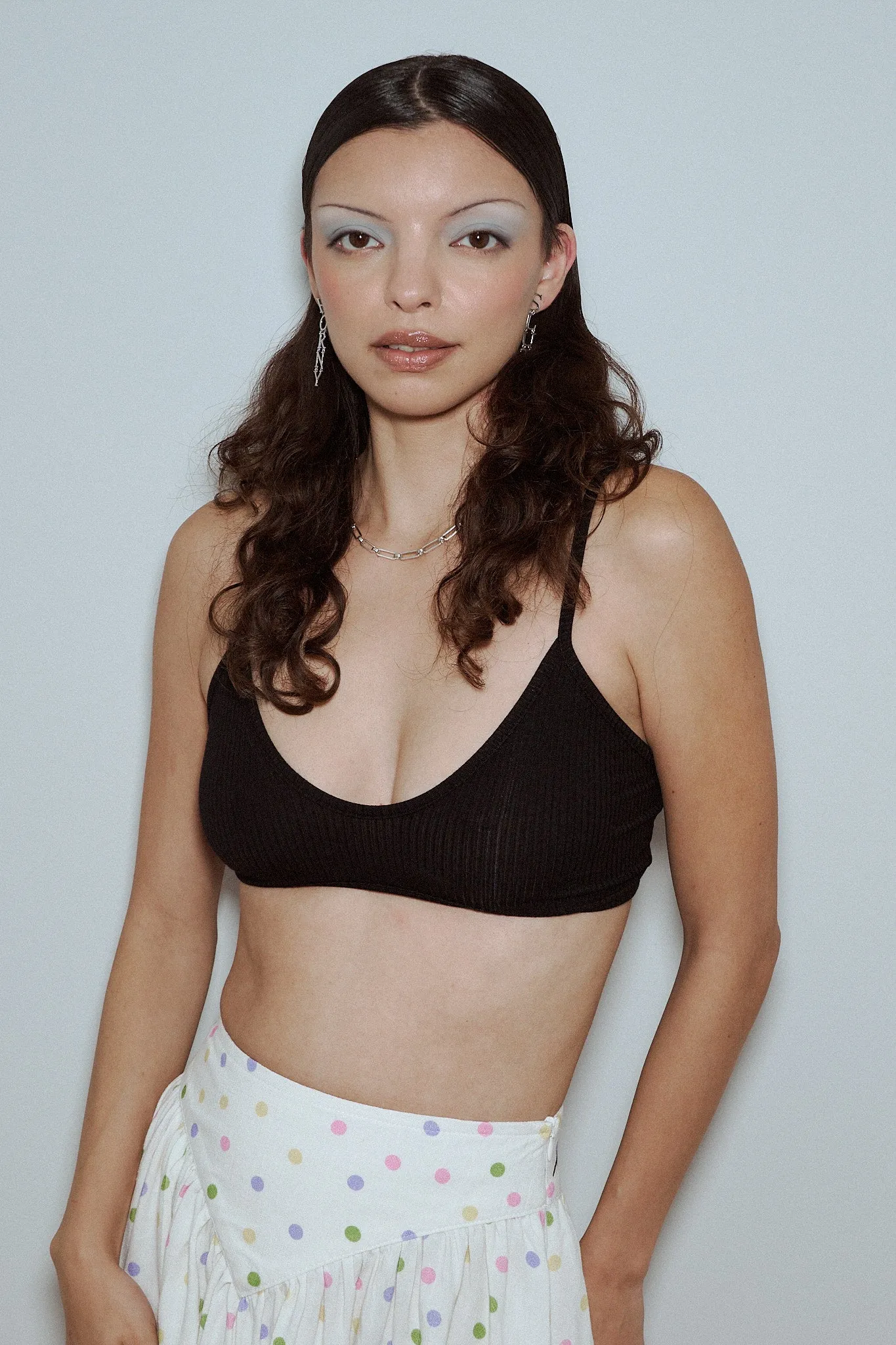 Lounge Tencel Rib Bralette Black sold by Fashion Brand Company product image thumbnail 3