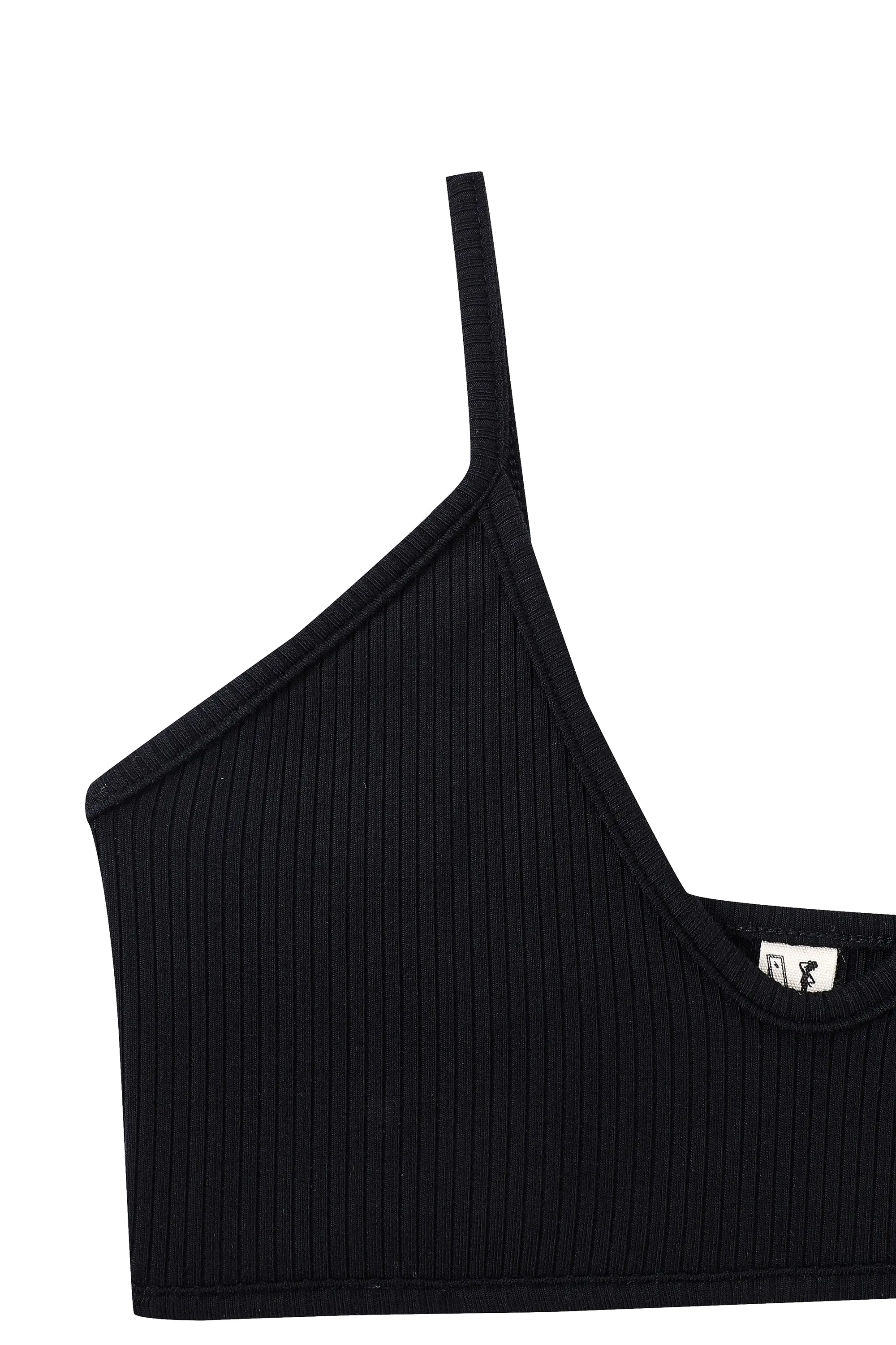 Lounge Tencel Rib Bralette Black sold by Fashion Brand Company product image thumbnail 5