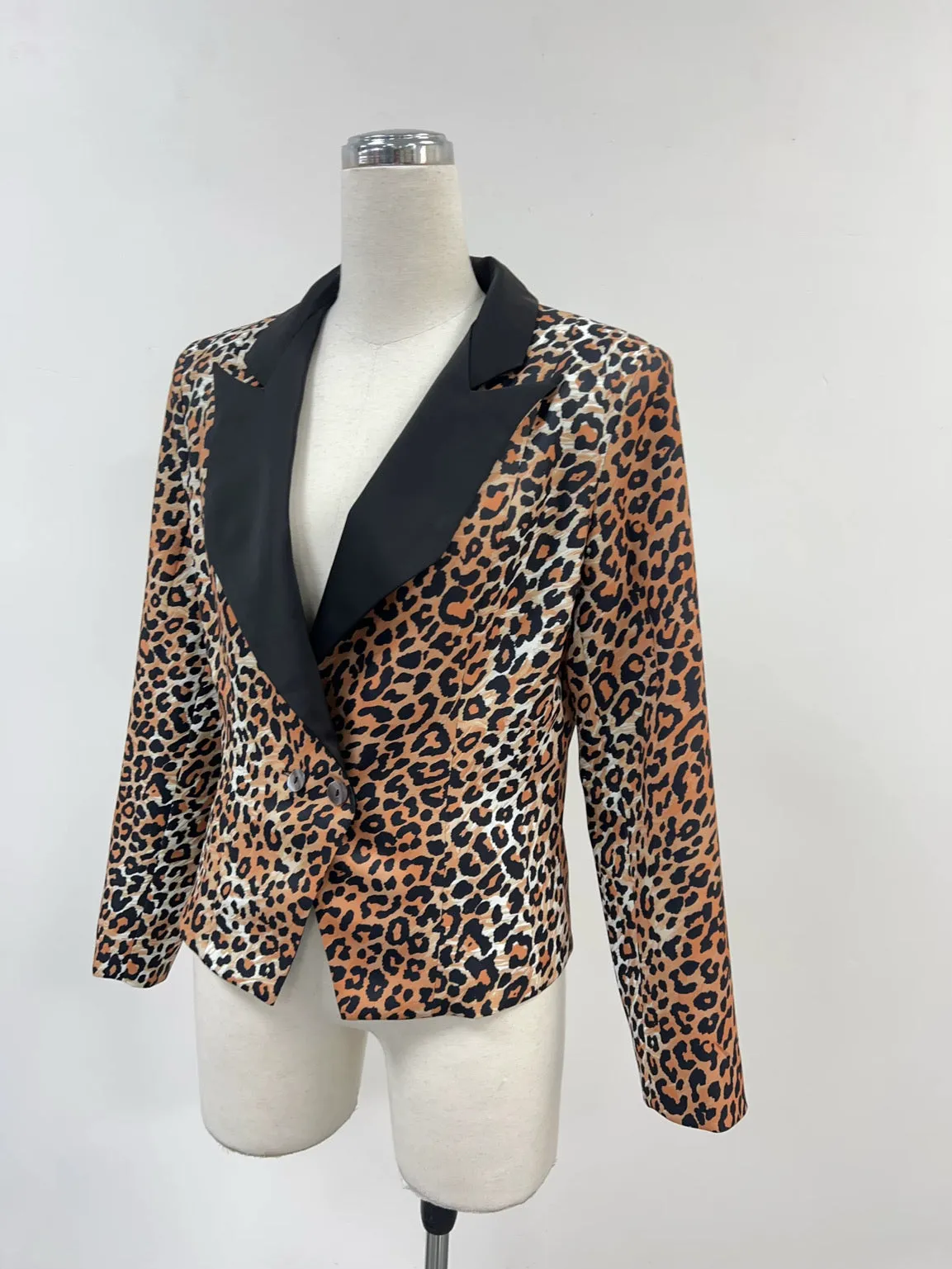 SAMPLE #257 - S The Nanny Leopard Print Blazer sold by Fashion Brand Company product image thumbnail 2