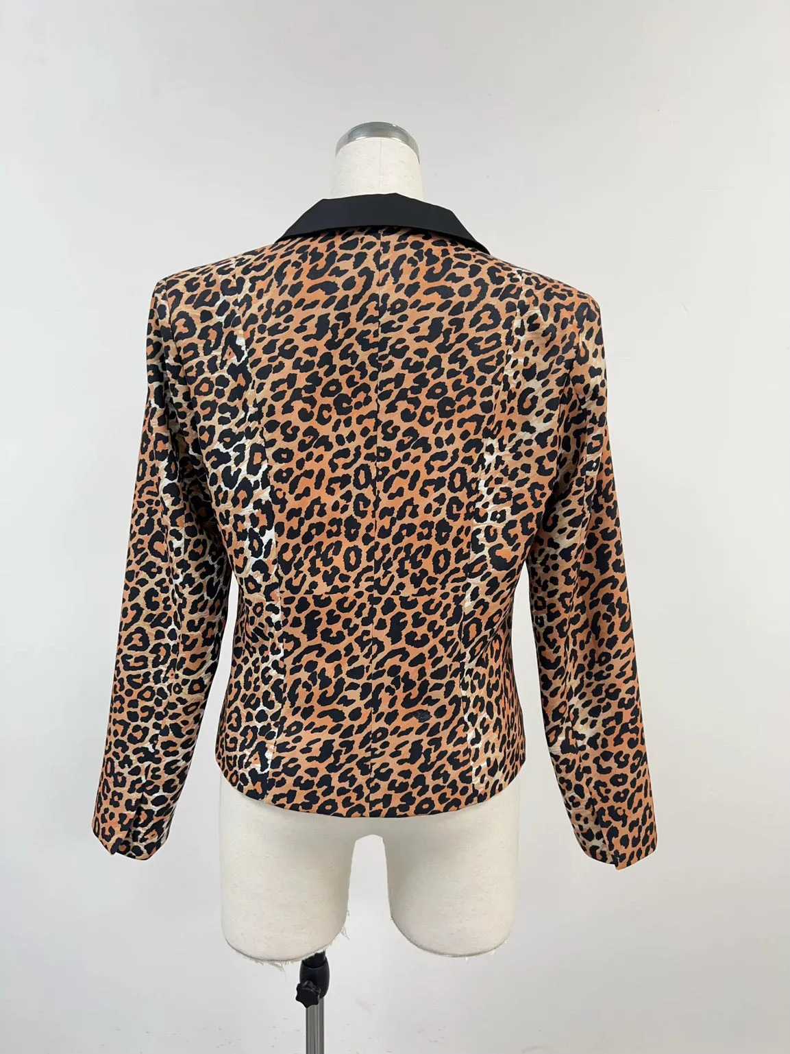 SAMPLE #257 - S The Nanny Leopard Print Blazer sold by Fashion Brand Company product image thumbnail 3