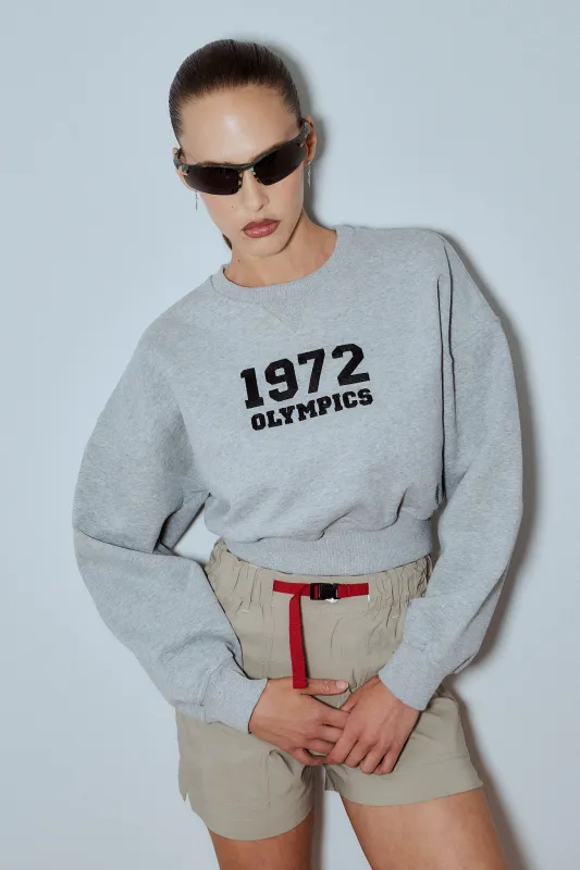 Trunchbull Cotton Sweatshirt Gray made by Fashion Brand Company