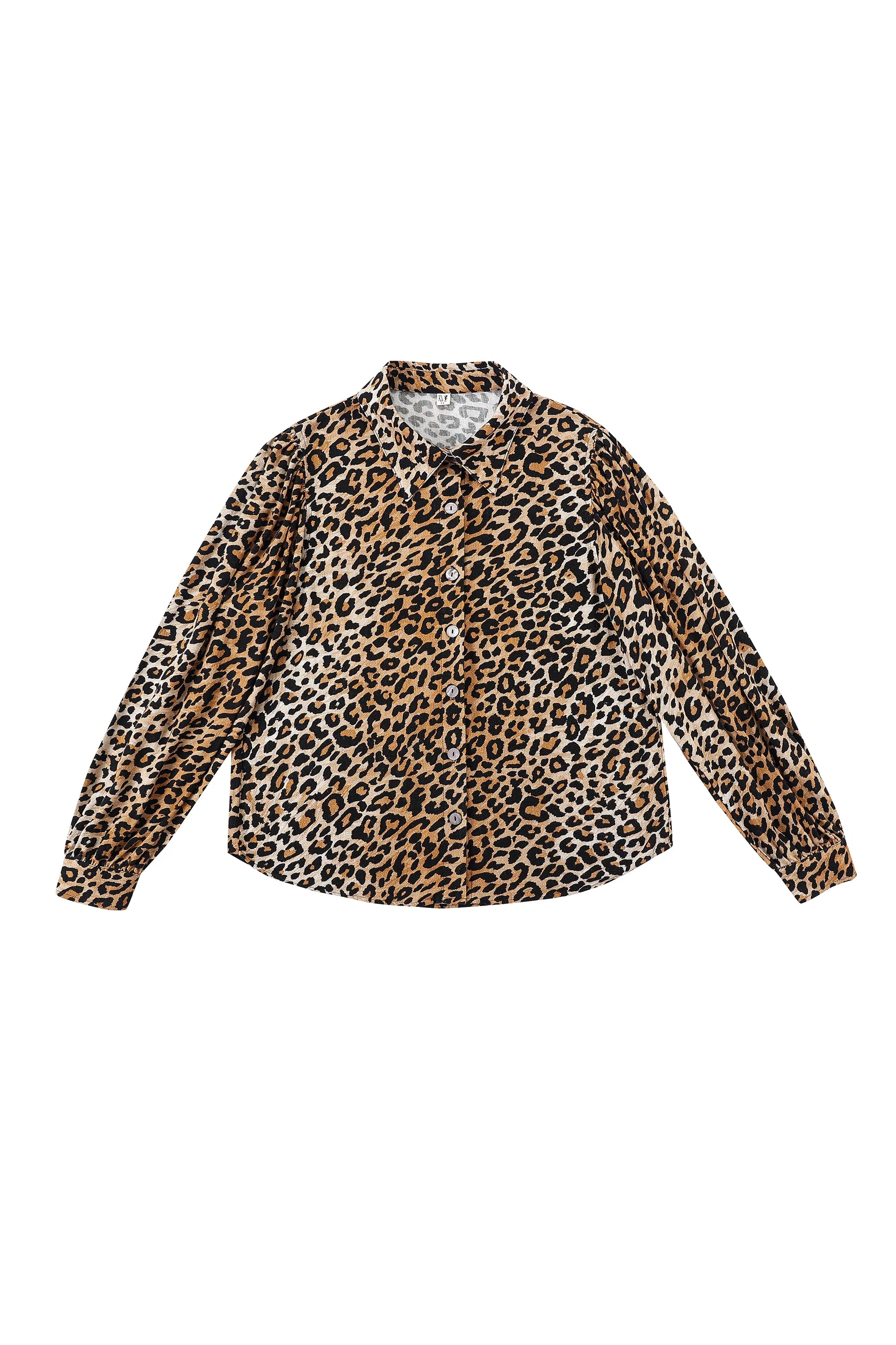 Soft Linen Boss Blouse Leopard sold by Fashion Brand Company product image thumbnail 2