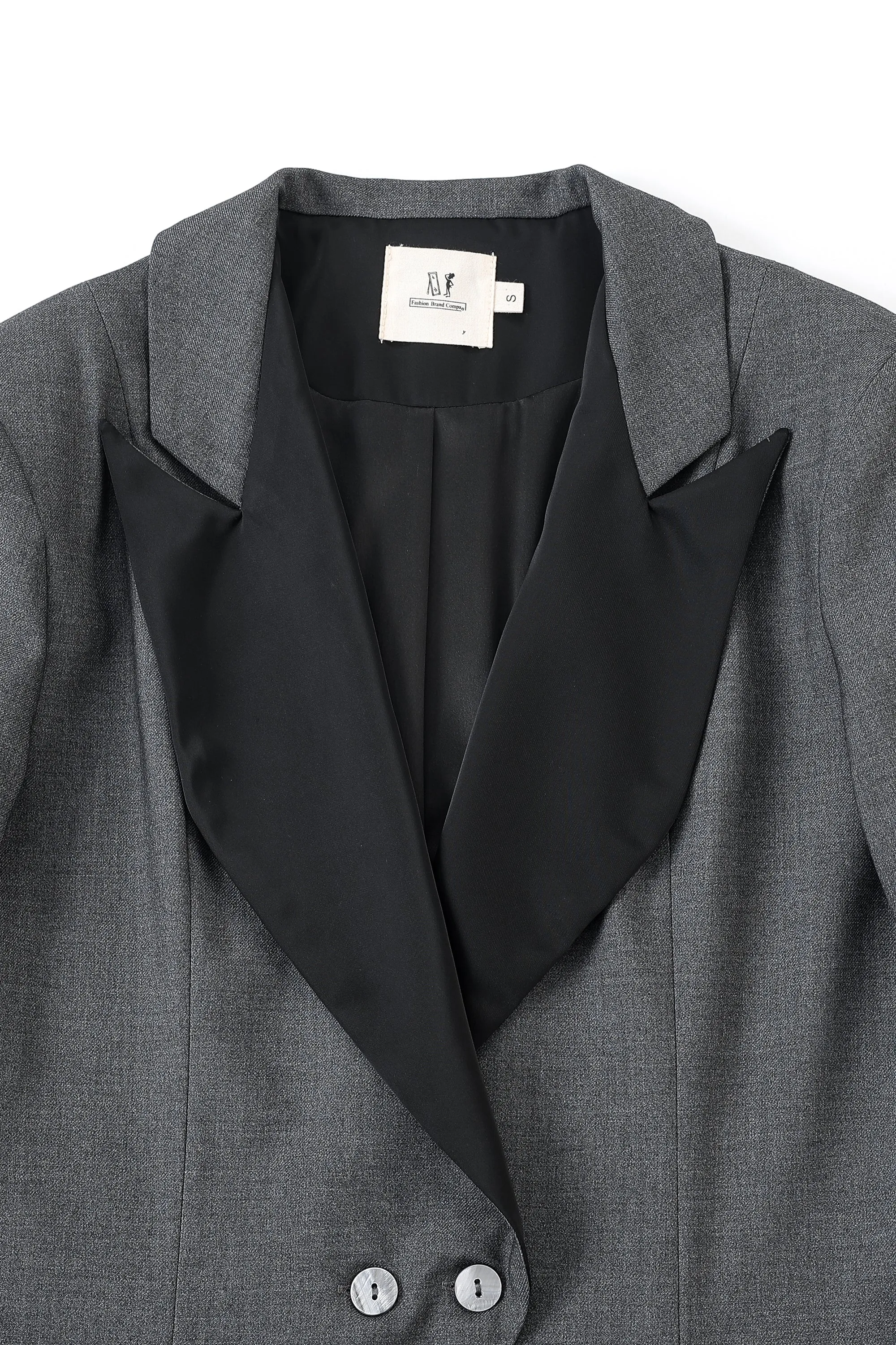 Career Woman Blazer Gray sold by Fashion Brand Company product image thumbnail 5